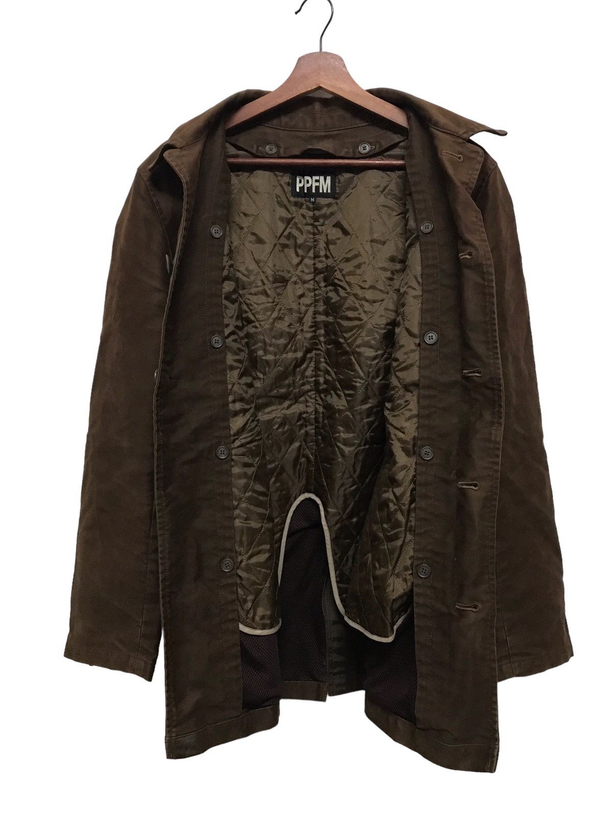 Japanese Brand × PPFM × Vintage Vintage PPFM Brown Parka Jacket Size US M / EU 48-50 / 2 - 6 Thumbnail