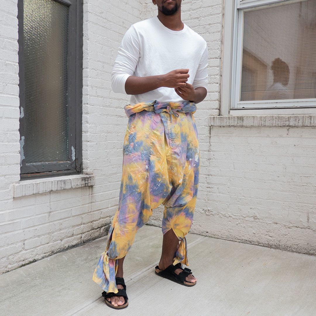 Kapital Tie Dye Harem Painter Pants Size US 32 / EU 48 - 1 Thumbnail