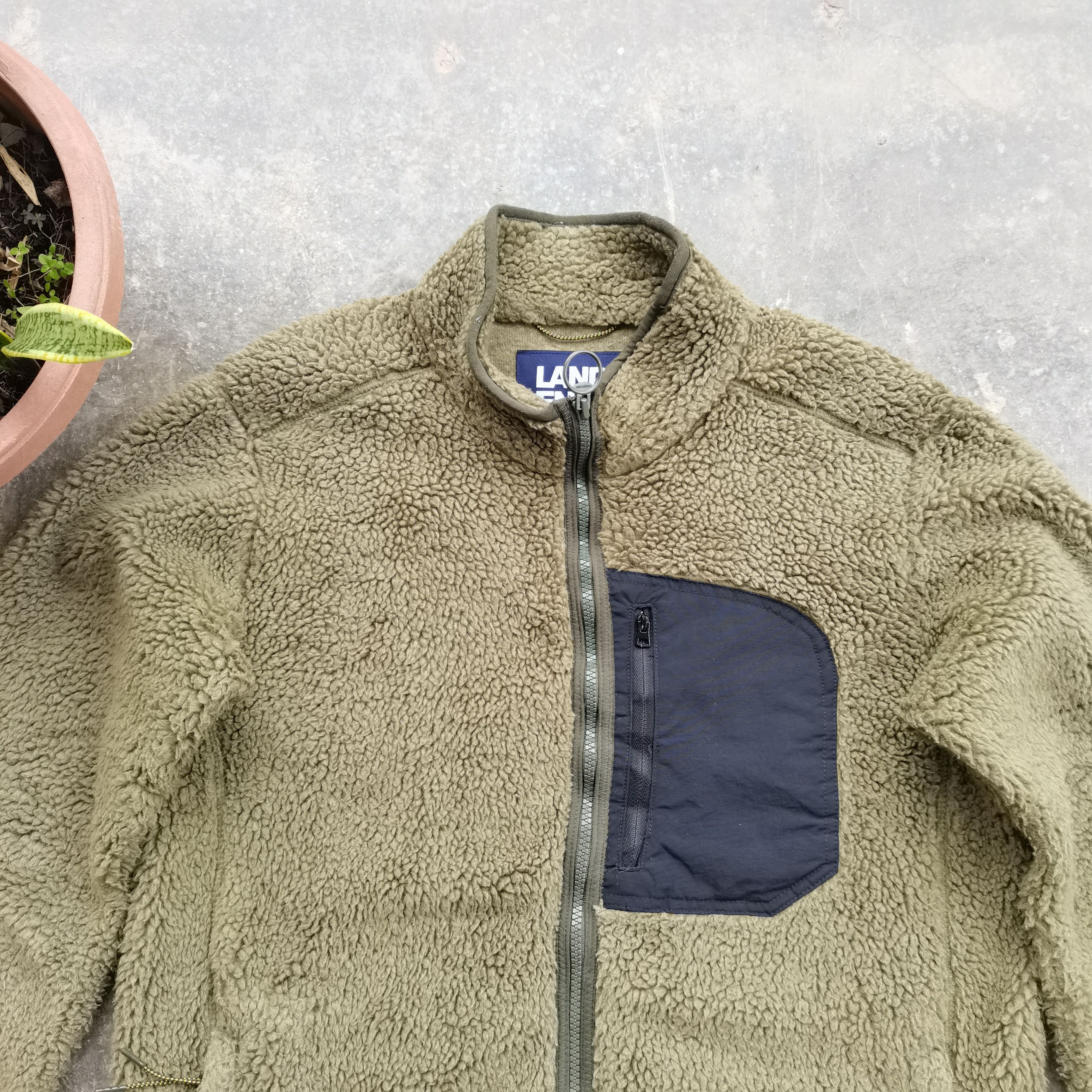 Japanese Brand × Lands' End Steals🔥 LANDS' END Sherpa Fleece Jacket Size US M / EU 48-50 / 2 - 4 Thumbnail
