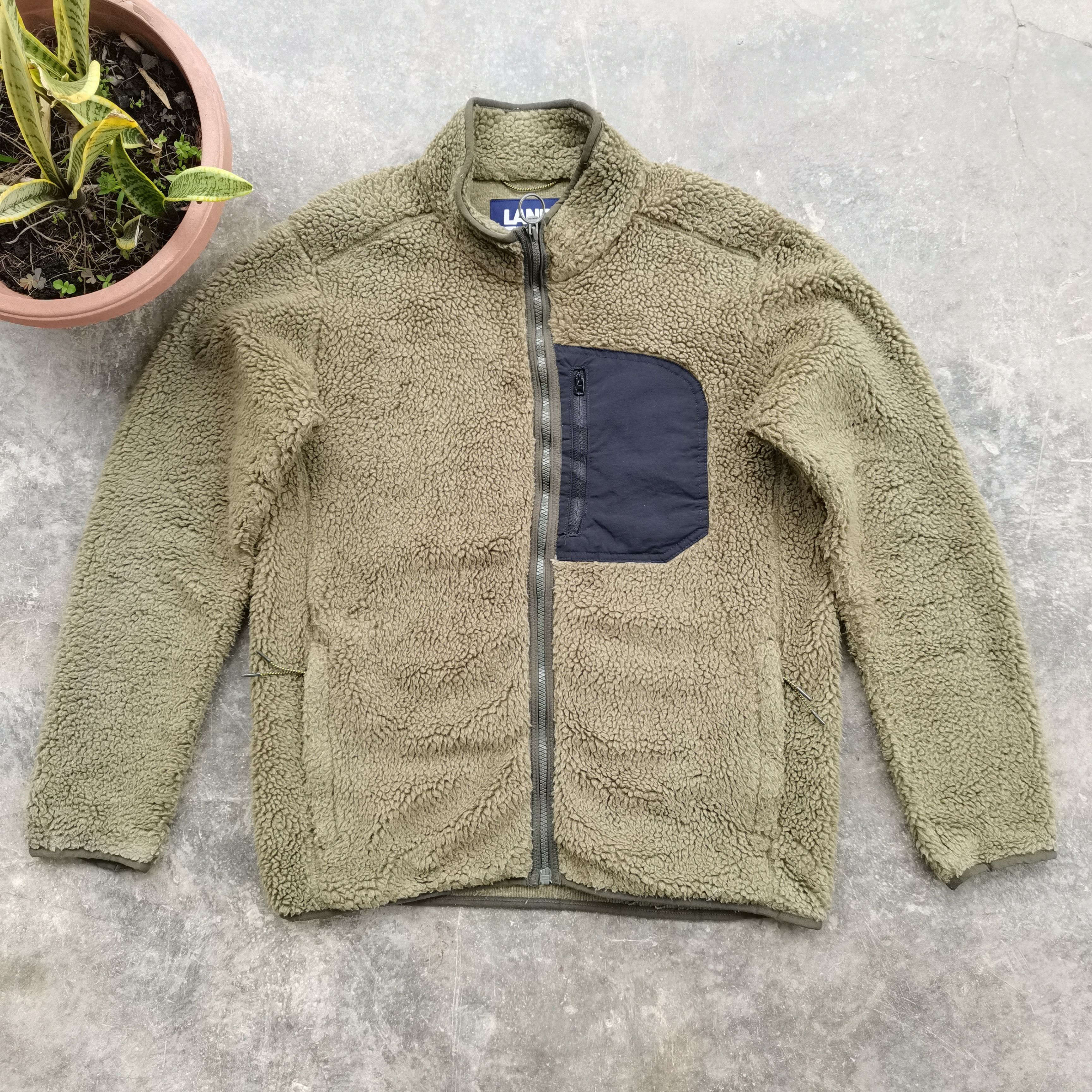 Japanese Brand × Lands' End Steals🔥 LANDS' END Sherpa Fleece Jacket Size US M / EU 48-50 / 2 - 1 Thumbnail