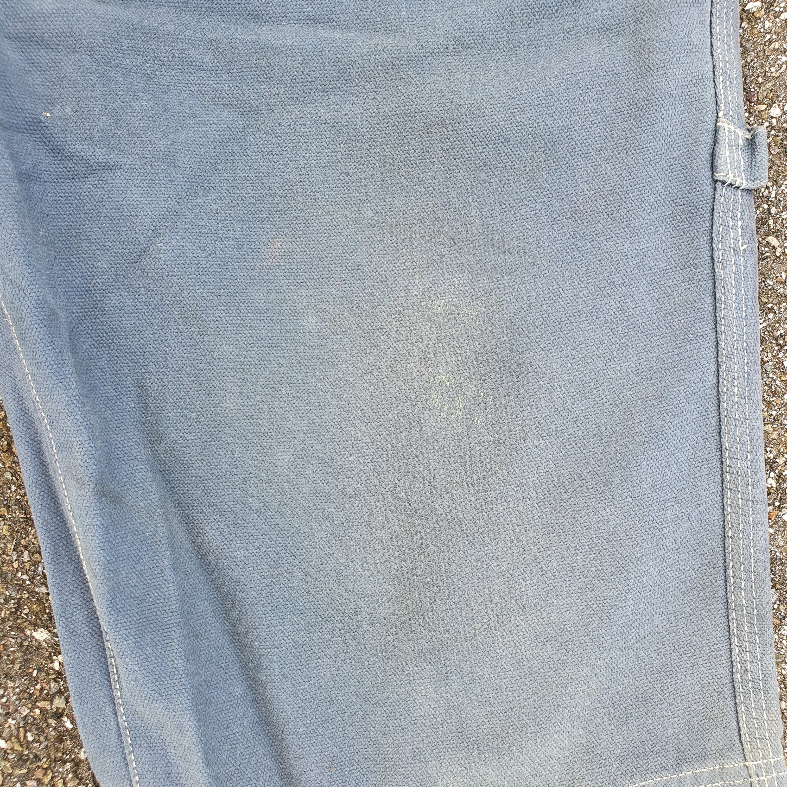Caterpillar × Vintage 90s Dirty CAT Caterpillar DenimWashed Shorts Carhartt Style Size US 32 / EU 48 - 12 Thumbnail
