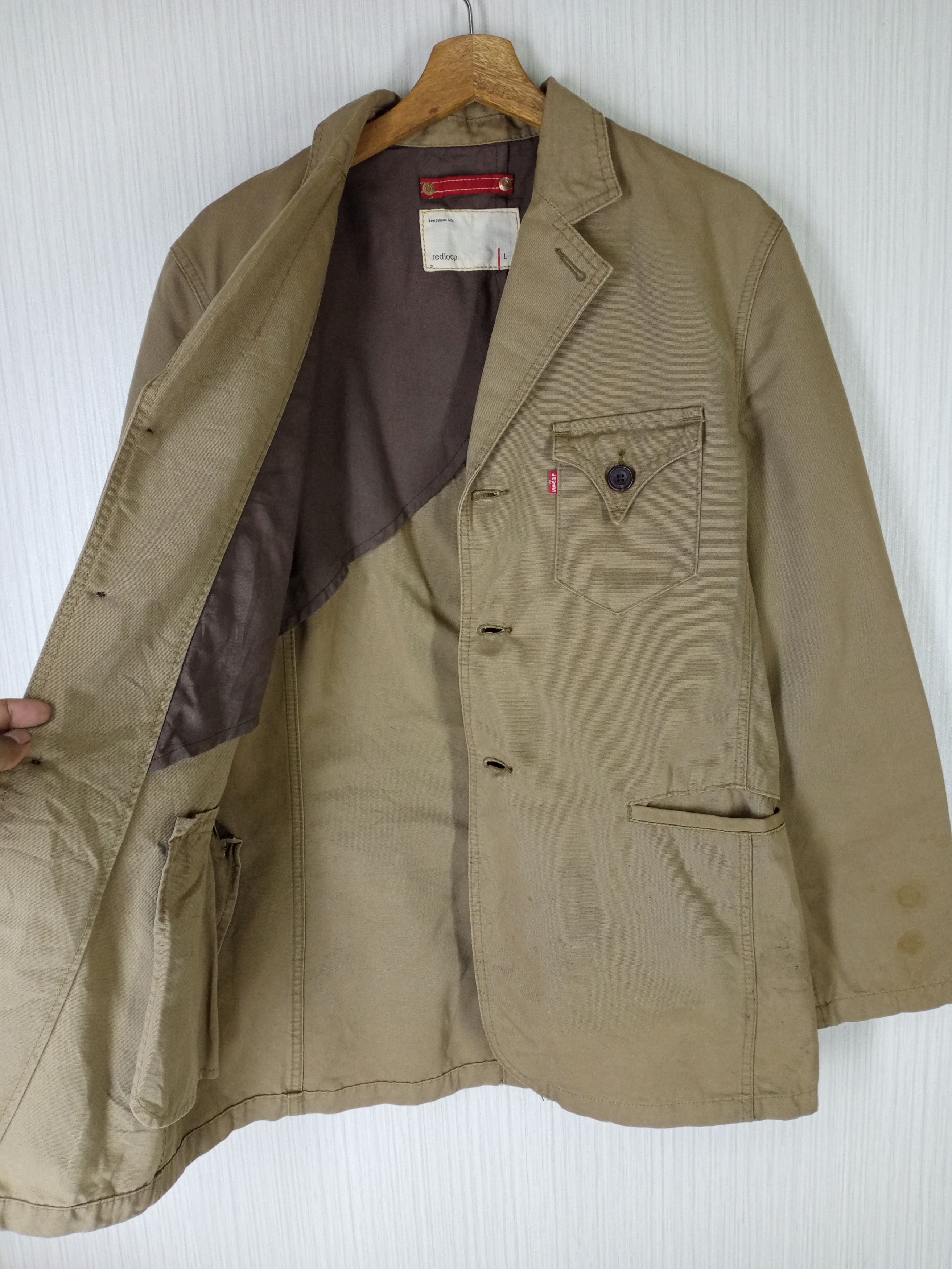 Levi's RARE VINTAGE LEVI'S REDLOOP CHORE JACKET Size US L / EU 52-54 / 3 - 3 Thumbnail