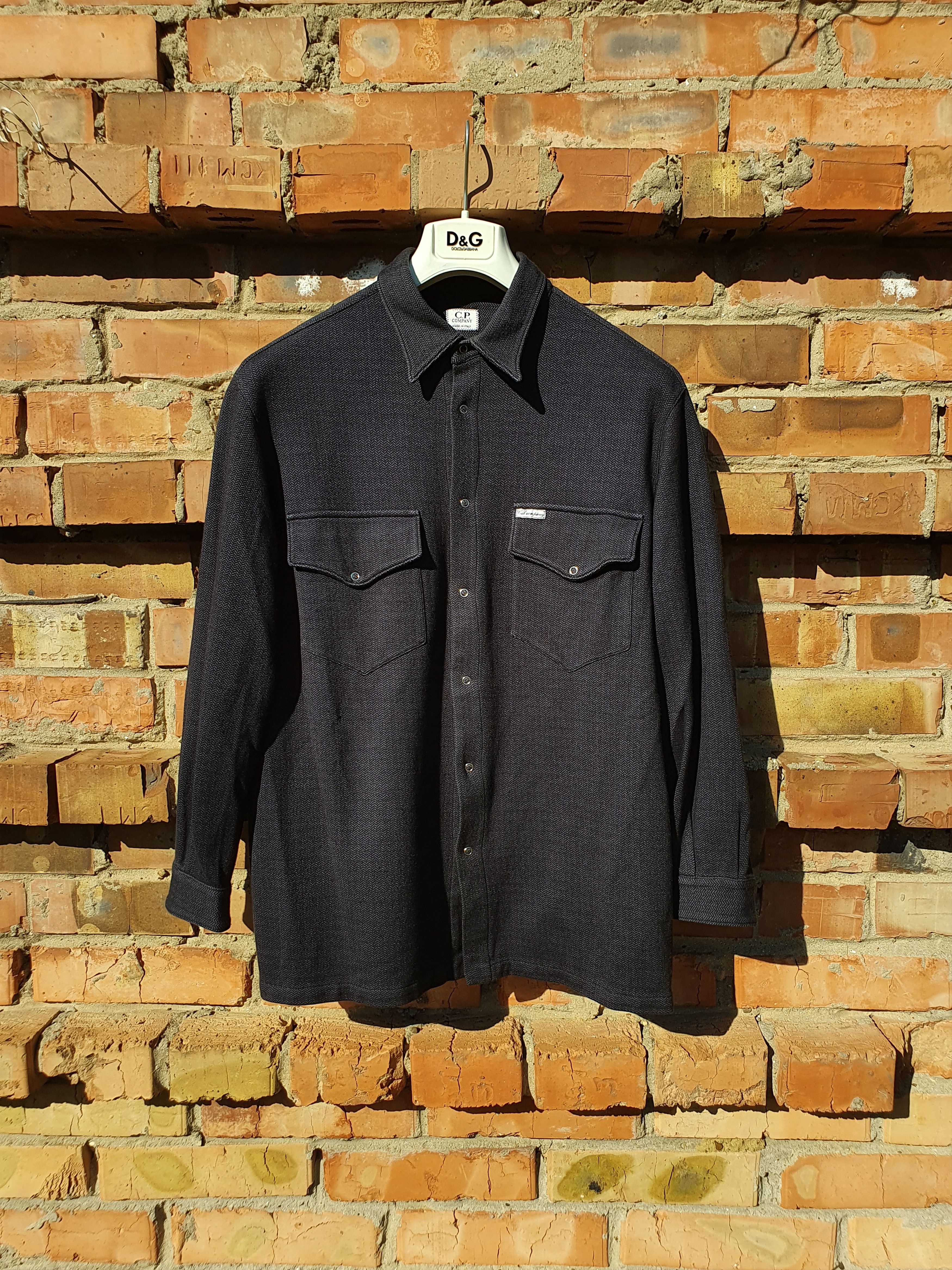 C.P. Company × Vintage Rare CP Company Collar Buttons Shirt Long Sleeve Size US M / EU 48-50 / 2 - 1 Thumbnail