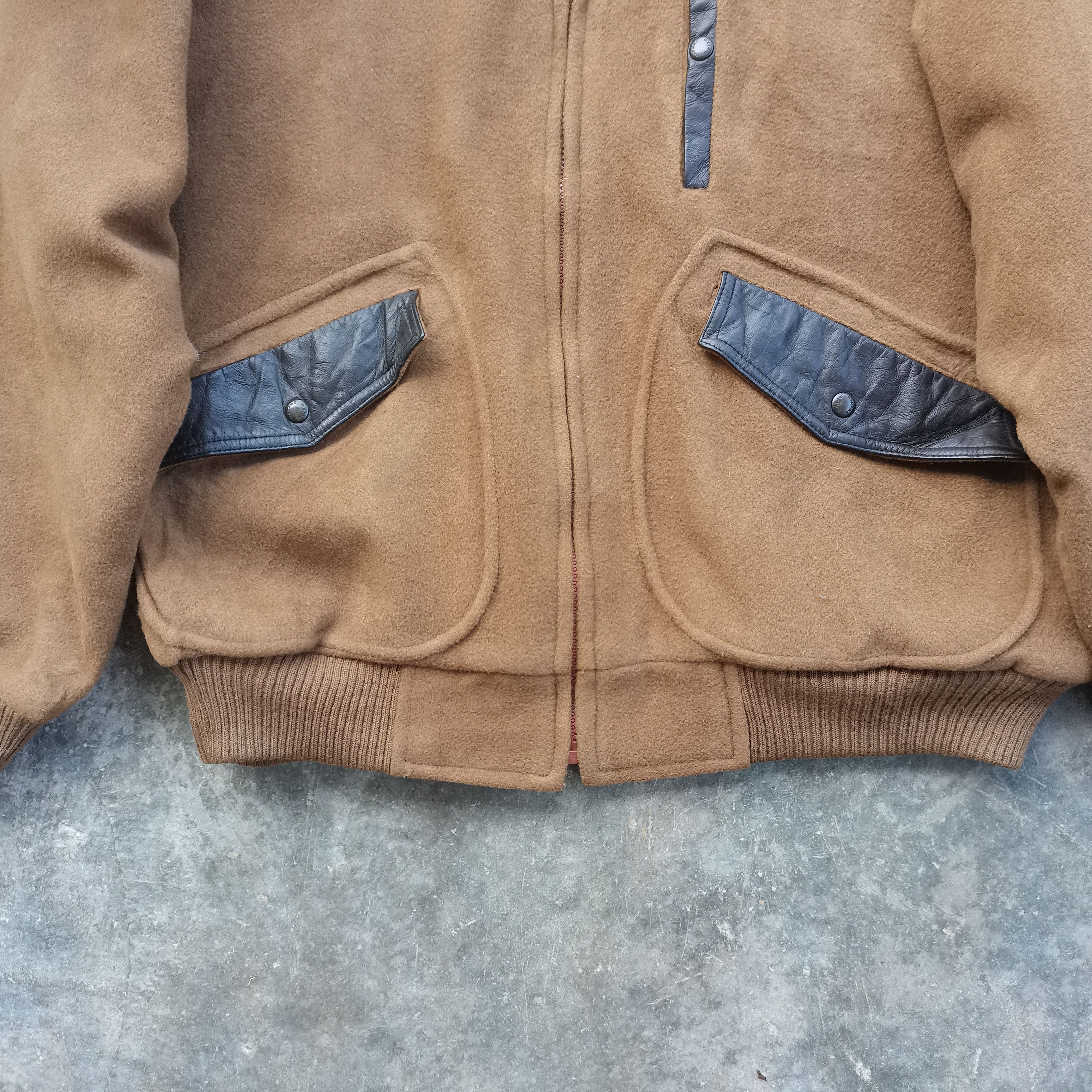 If Six Was Nine Vintage🖤 Melka Sweden Bombers Style Wool Jacket Size US L / EU 52-54 / 3 - 6 Thumbnail