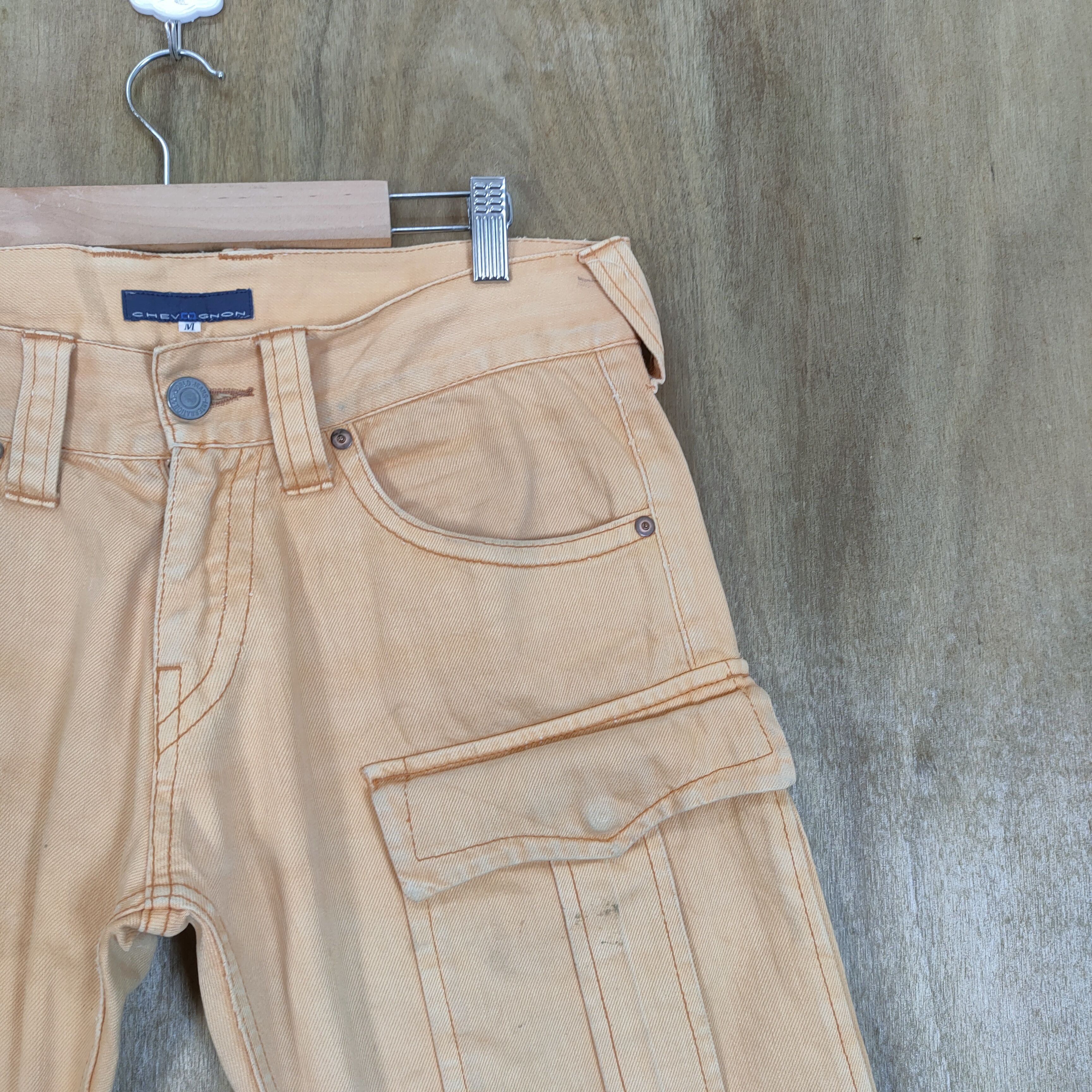 Chevignon VINTAGE CHEVIGNON FADED CARGO PANTS Size US 33 - 6 Thumbnail