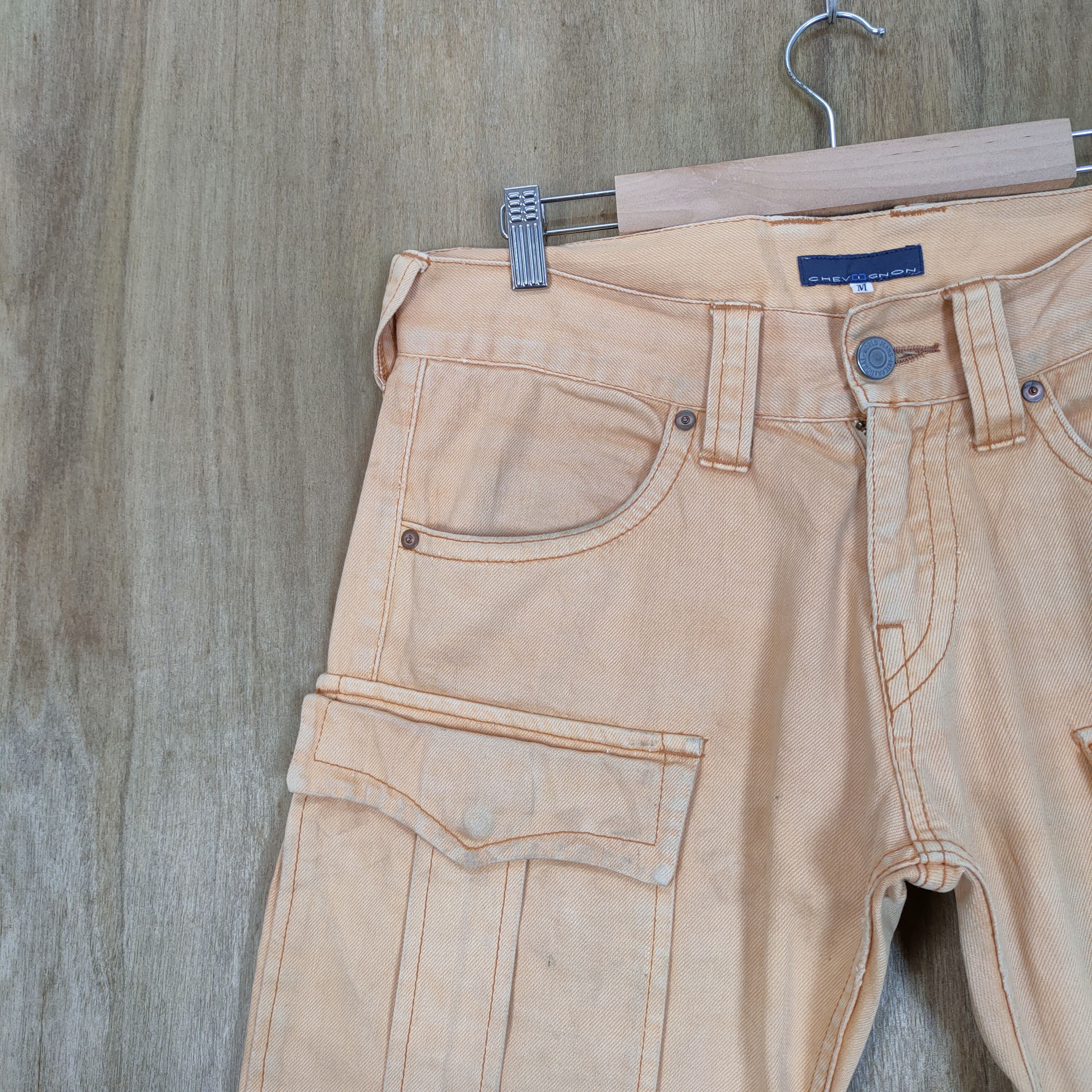 Chevignon VINTAGE CHEVIGNON FADED CARGO PANTS Size US 33 - 5 Thumbnail
