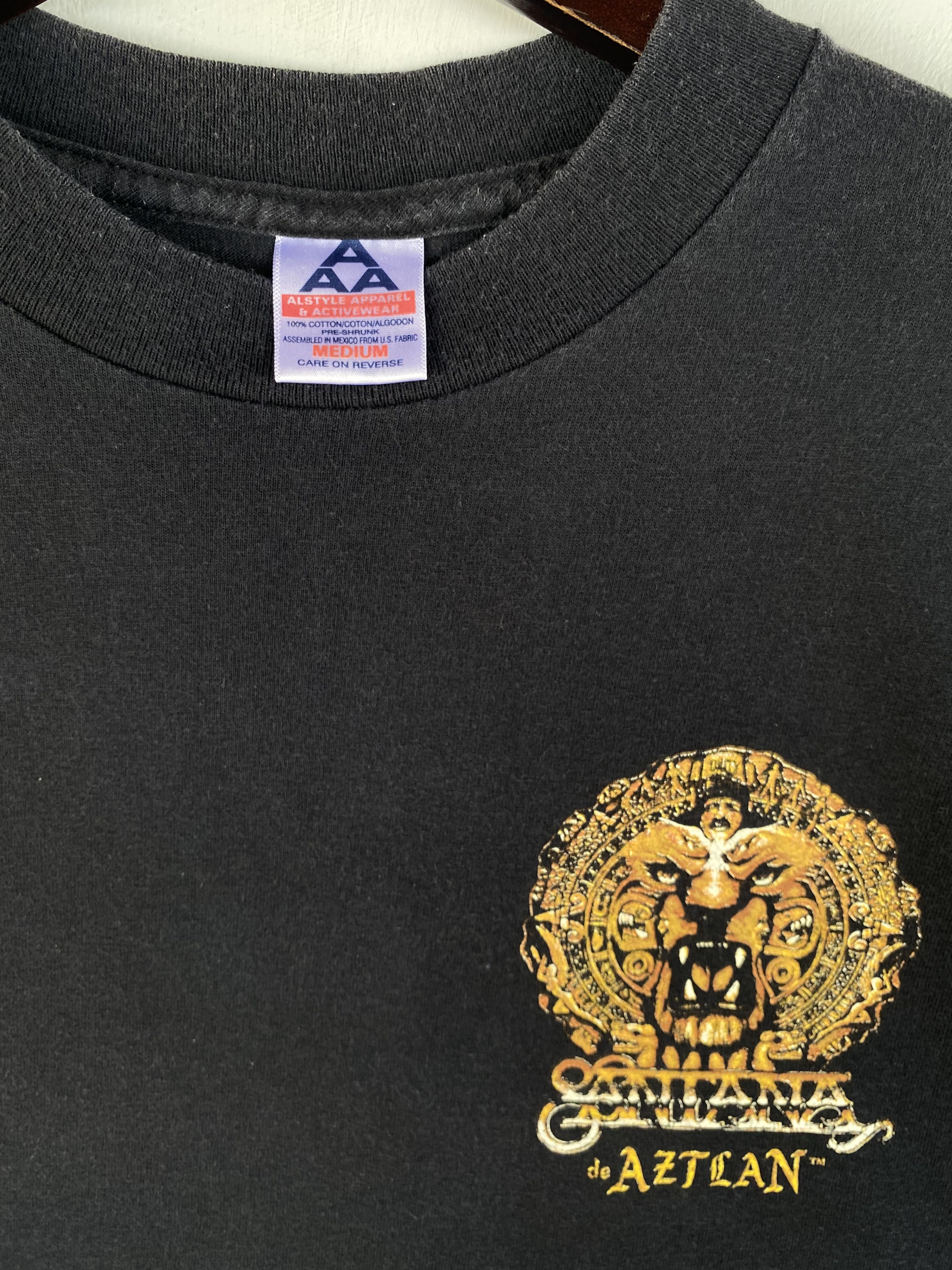 Band Tees 💥VINTAGE SANTANA de Aztlan 90s psychedelic rock band shirt Size US M / EU 48-50 / 2 - 4 Thumbnail