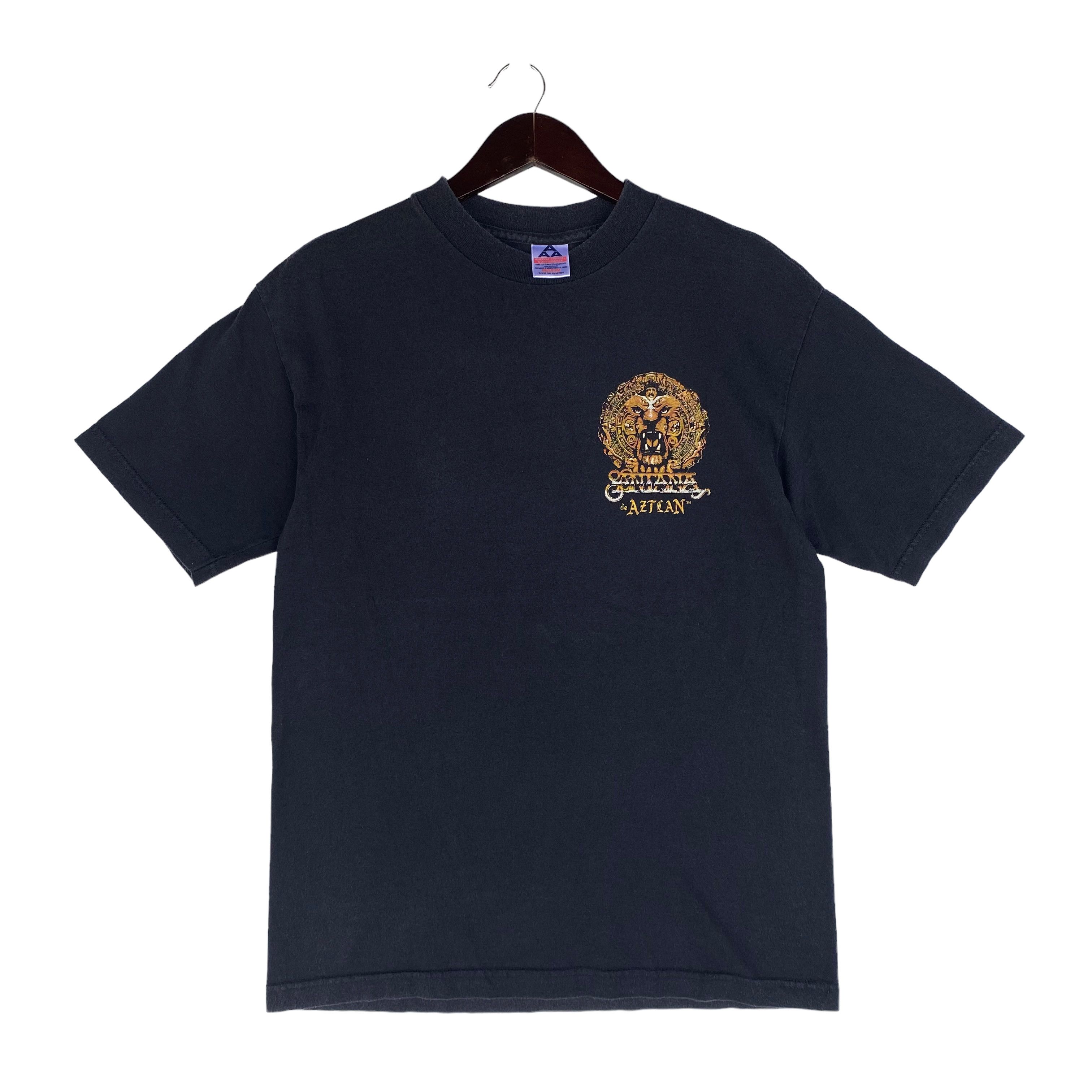 Band Tees 💥VINTAGE SANTANA de Aztlan 90s psychedelic rock band shirt Size US M / EU 48-50 / 2 - 2 Thumbnail