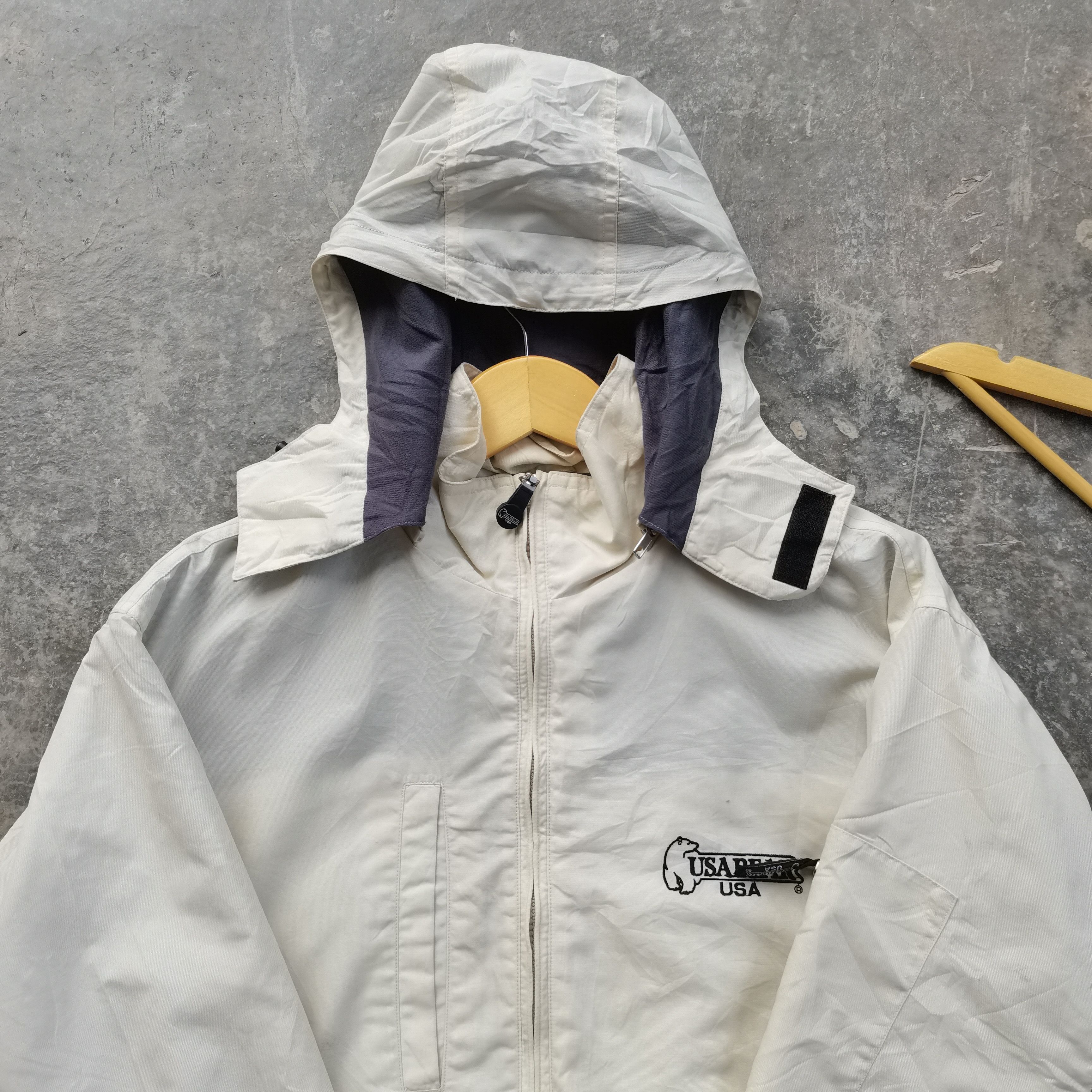 Golden Bear × Vintage Vintage USA BEAR Zipper Up Hoodie Jacket Size US M / EU 48-50 / 2 - 3 Thumbnail