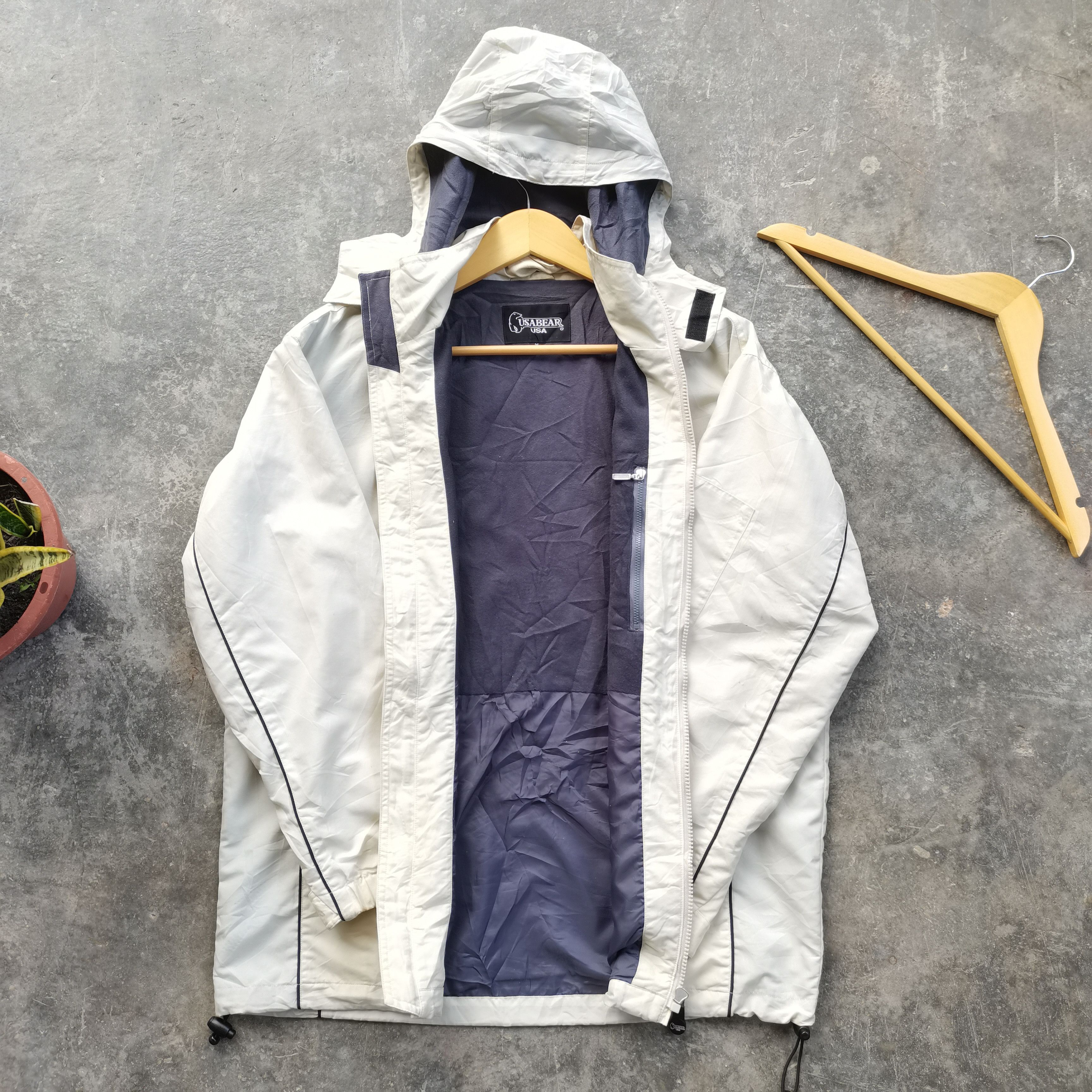 Golden Bear × Vintage Vintage USA BEAR Zipper Up Hoodie Jacket Size US M / EU 48-50 / 2 - 2 Thumbnail