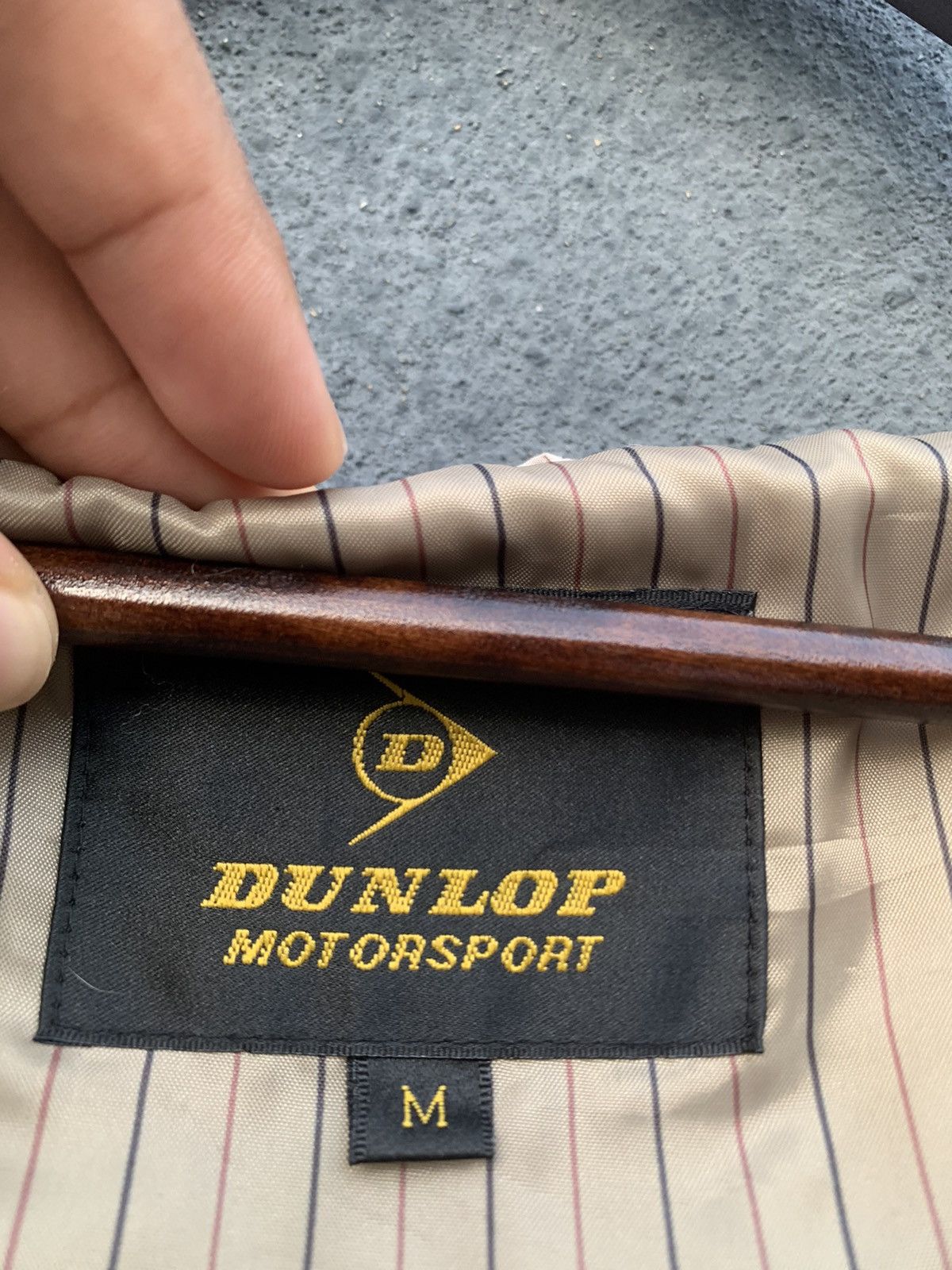 Dunlop 👹DUNLOP Motorsport Light Puffer Bomber Jacket Size US M / EU 48-50 / 2 - 12 Thumbnail