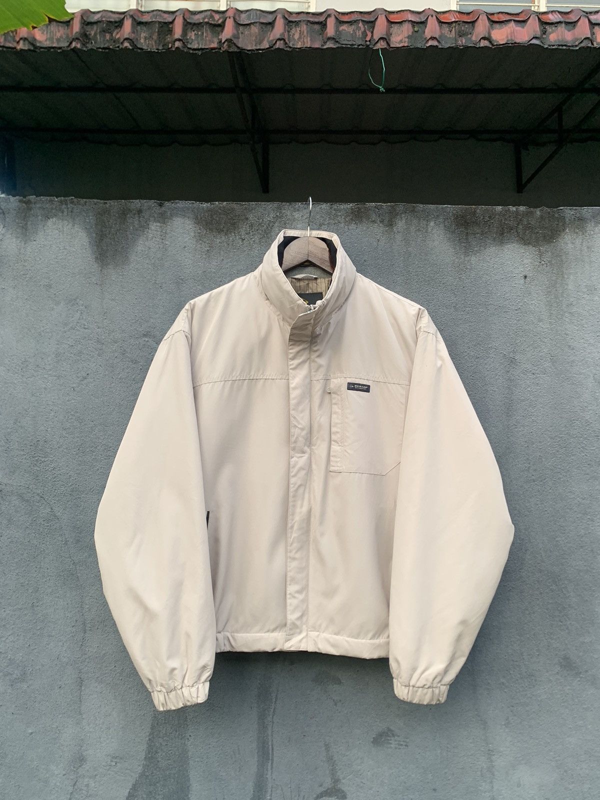 Dunlop 👹DUNLOP Motorsport Light Puffer Bomber Jacket Size US M / EU 48-50 / 2 - 1 Thumbnail