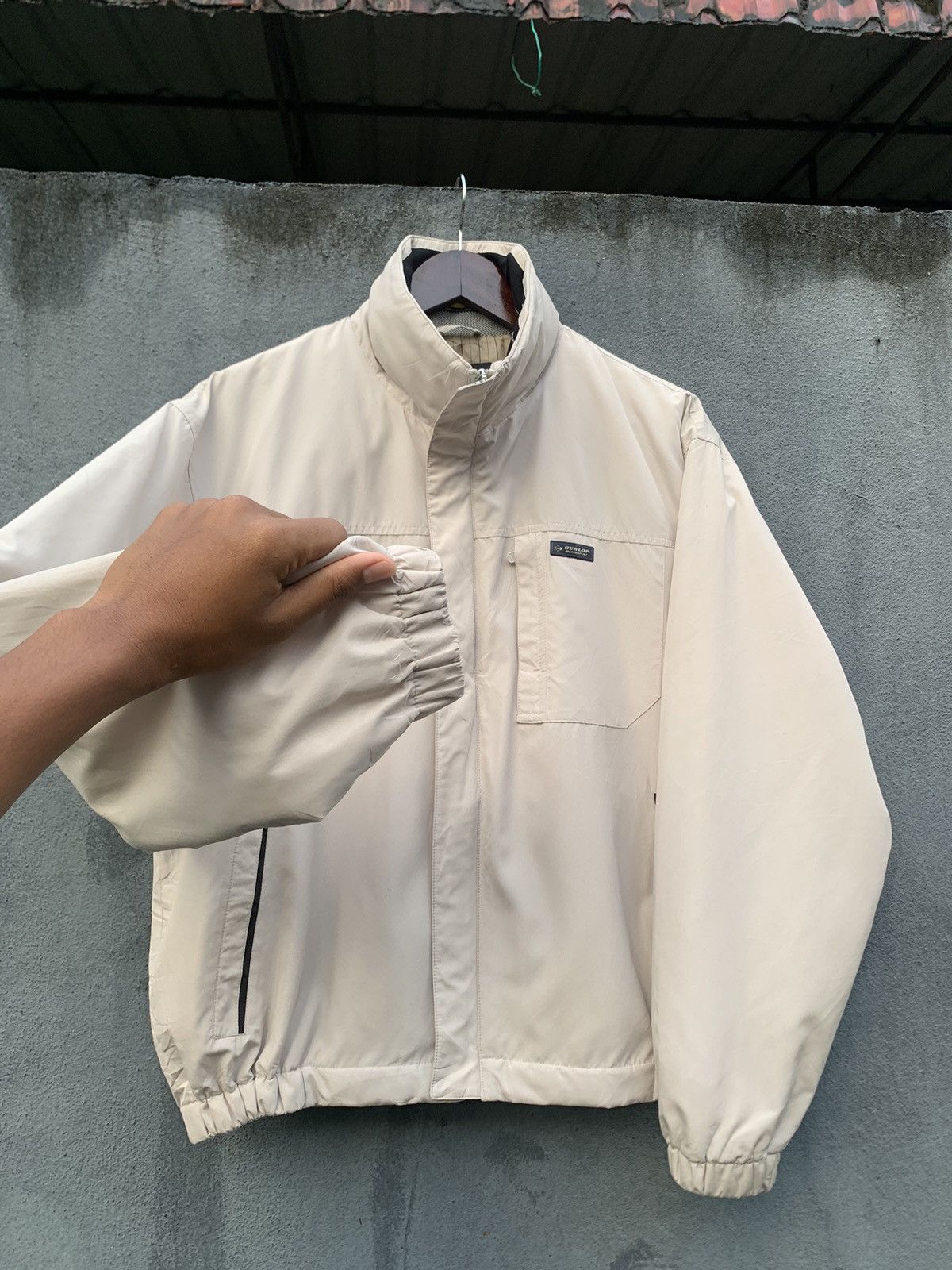Dunlop 👹DUNLOP Motorsport Light Puffer Bomber Jacket Size US M / EU 48-50 / 2 - 8 Thumbnail