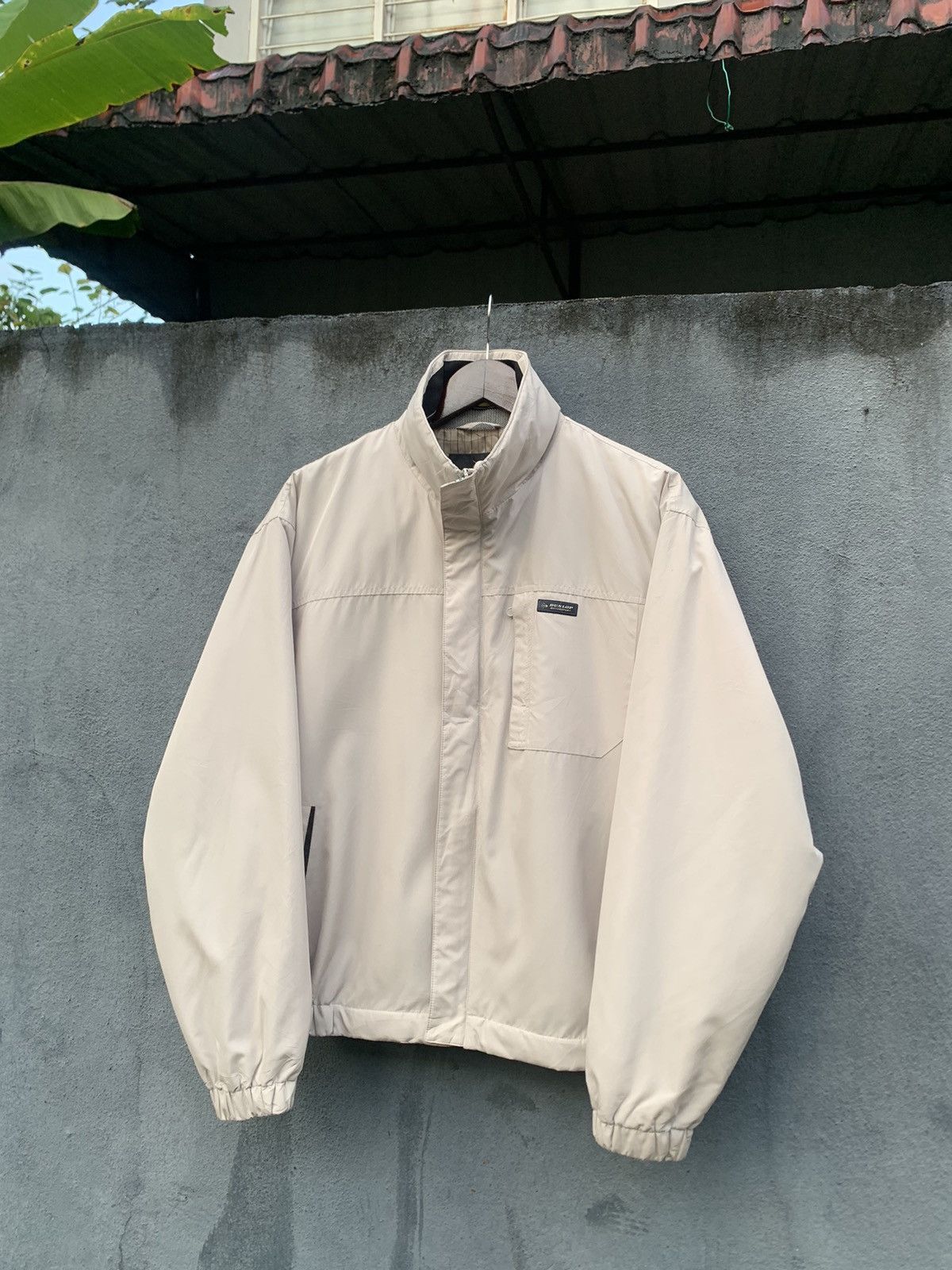 Dunlop 👹DUNLOP Motorsport Light Puffer Bomber Jacket Size US M / EU 48-50 / 2 - 2 Thumbnail