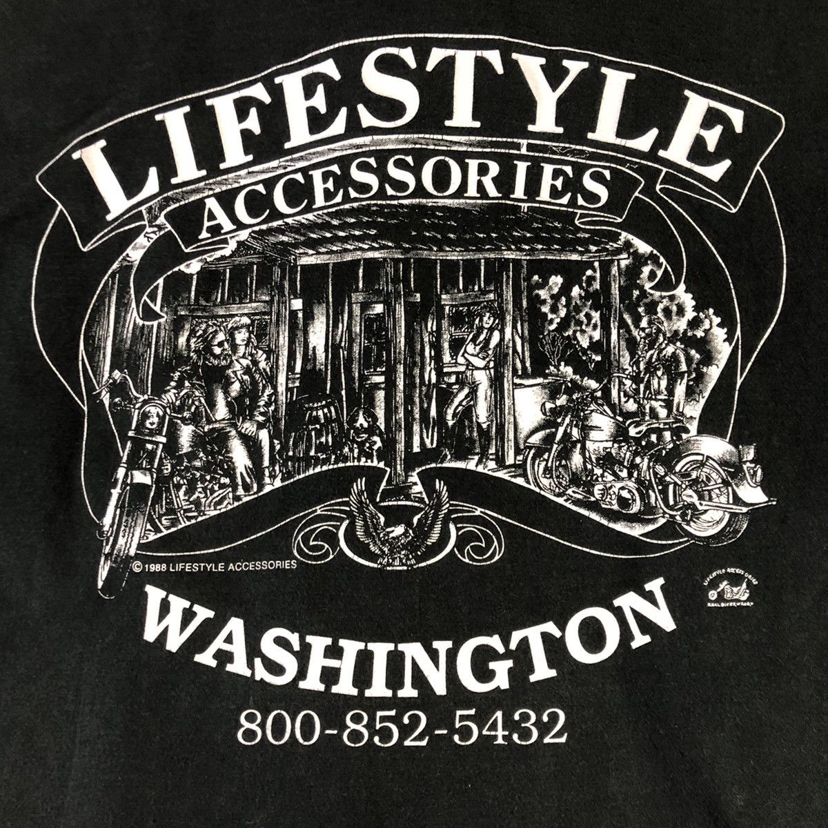 Harley Davidson × Jerzees × Vintage Loud Pipes Save Lives 1988 Big Hooters Pin Up Motorcycle T Size US L / EU 52-54 / 3 - 7 Thumbnail