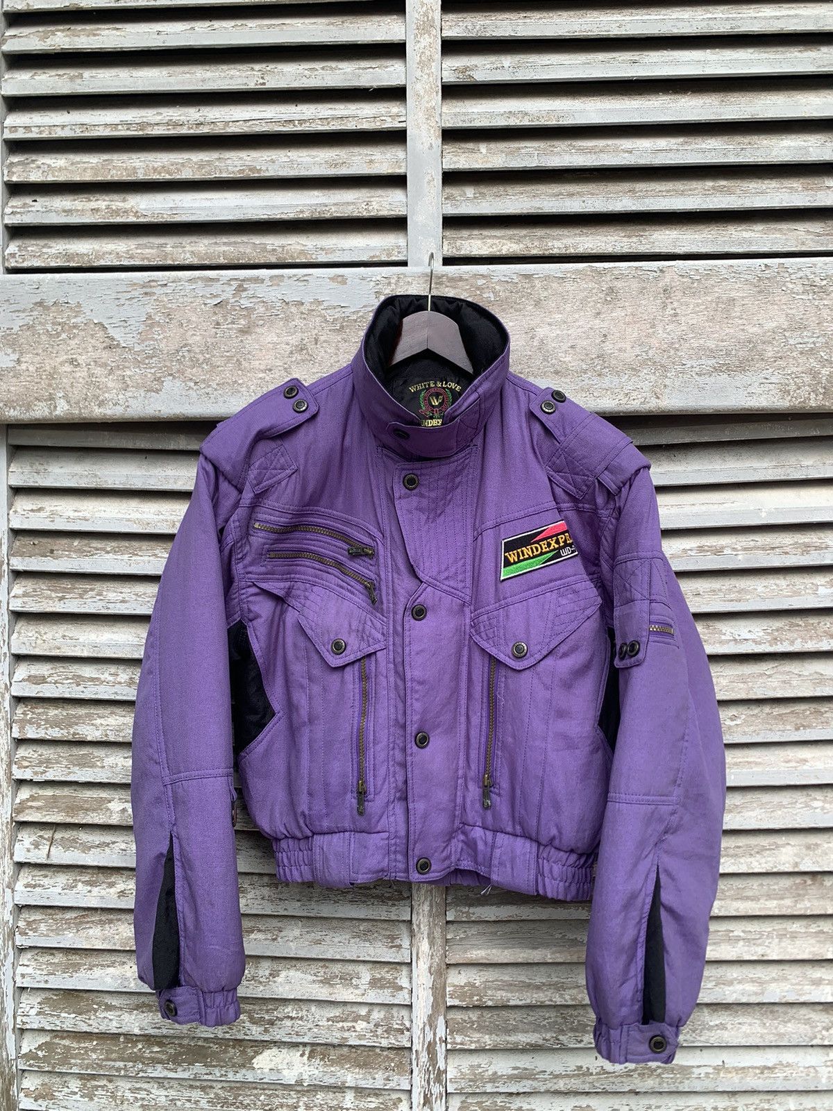Japanese Brand 🪖Vintage WINDEX PRO SKI Racing Bomber Jacket Size US S / EU 44-46 / 1 - 1 Thumbnail