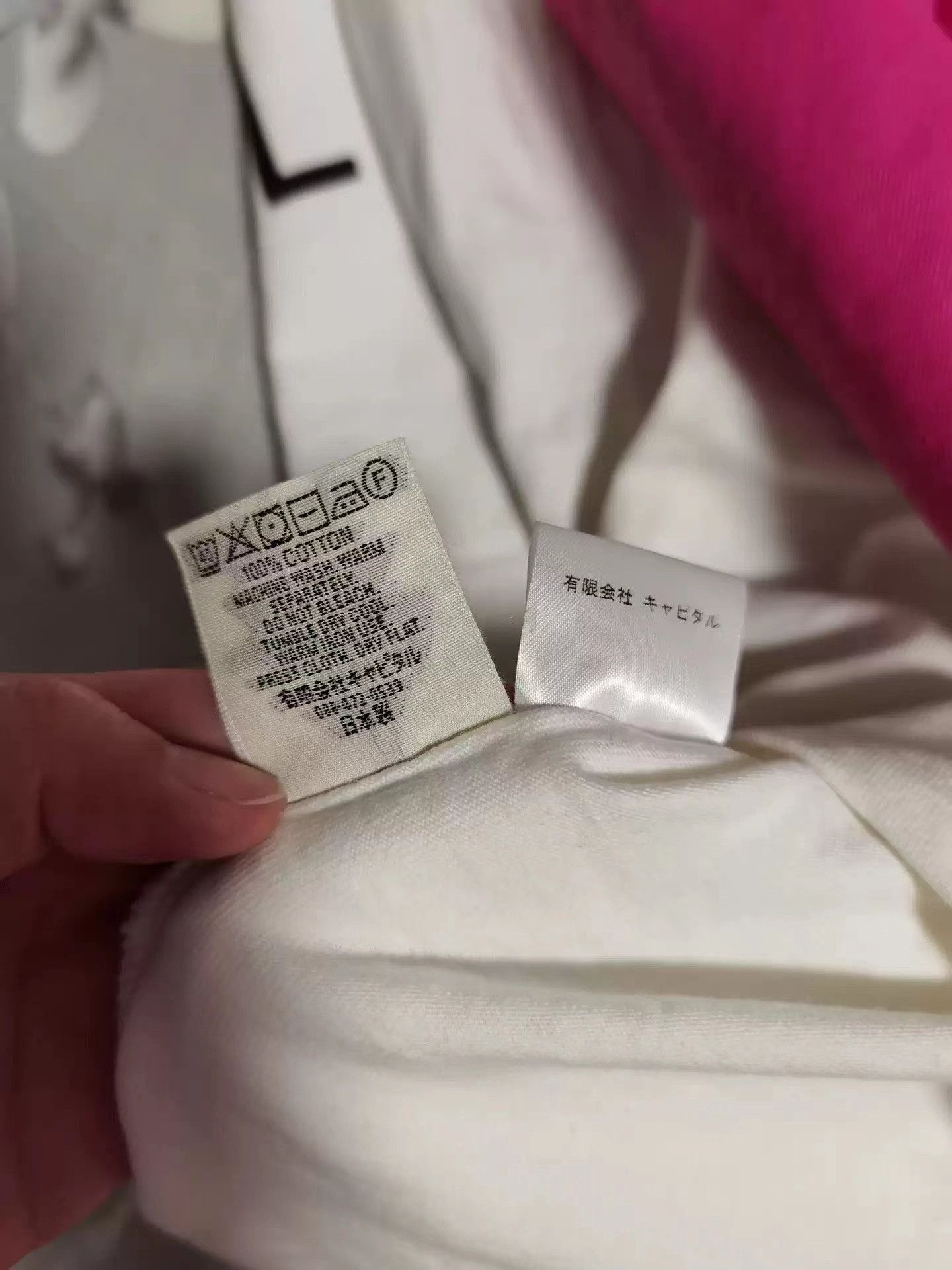 Kapital Kapital Pink Face Tee Size US M / EU 48-50 / 2 - 5 Thumbnail