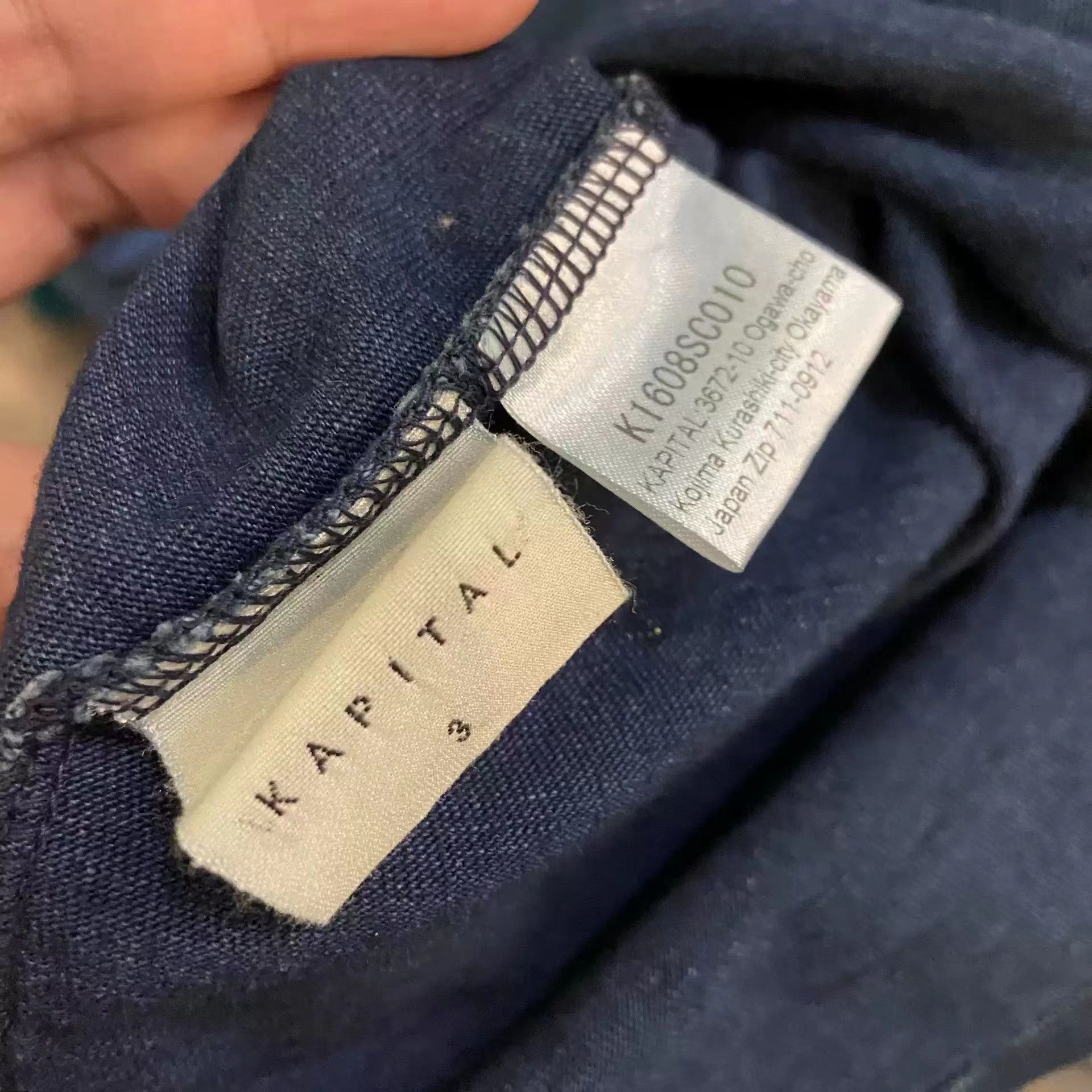 Kapital Kapital Bone to dye Tee Size US L / EU 52-54 / 3 - 7 Thumbnail