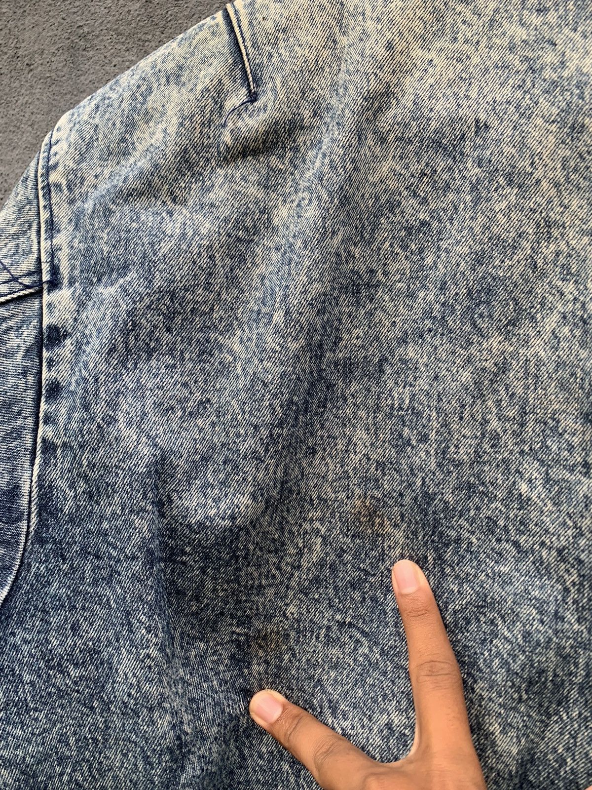 Vintage 👹Mc Campbell Denim Washed Bomber Jacket Made In Japan Size US M / EU 48-50 / 2 - 11 Thumbnail