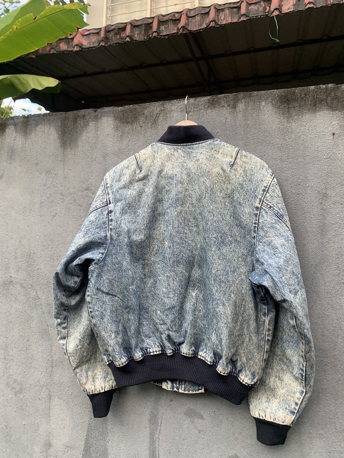 Vintage 👹Mc Campbell Denim Washed Bomber Jacket Made In Japan Size US M / EU 48-50 / 2 - 8 Thumbnail