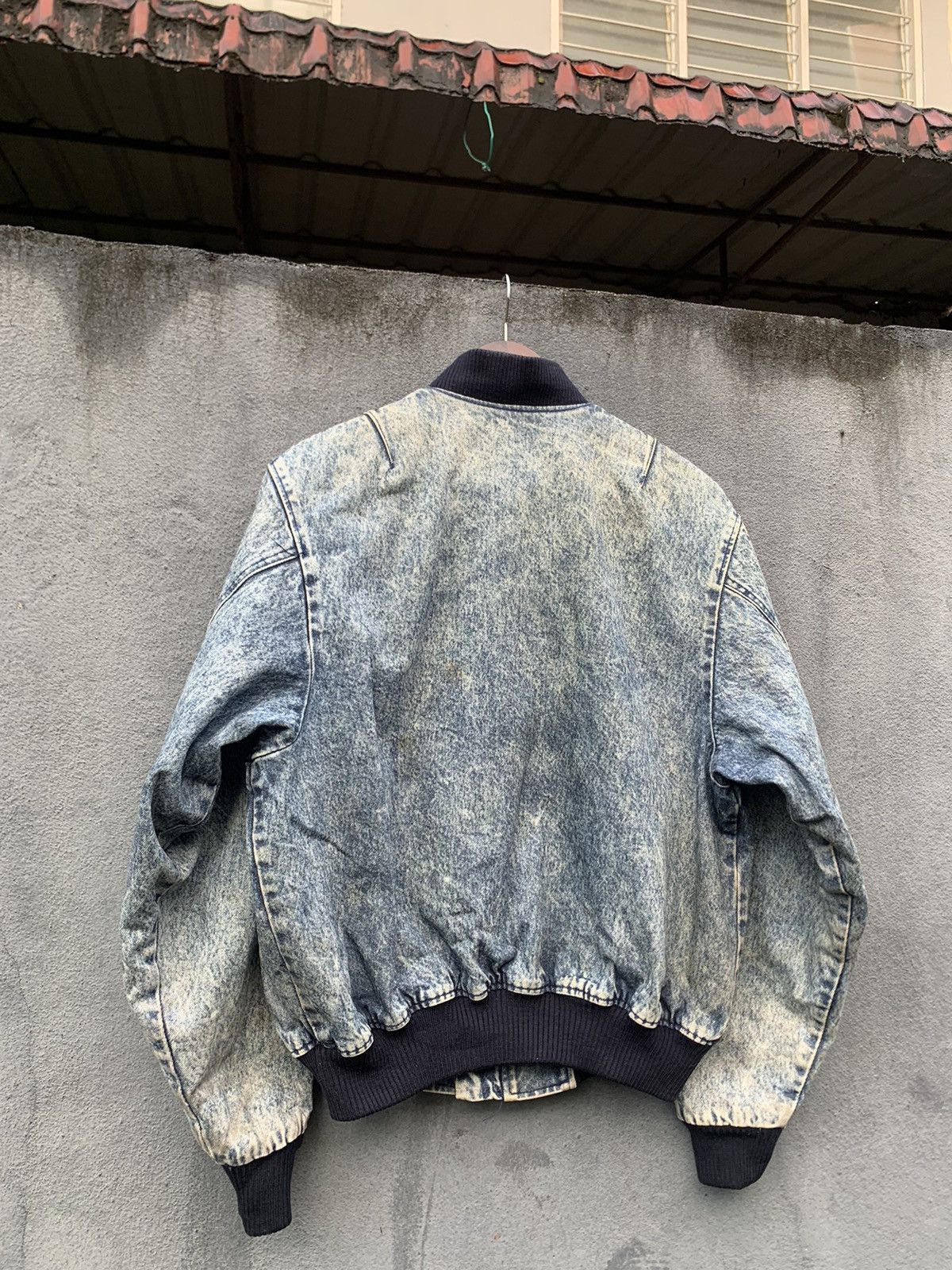 Vintage 👹Mc Campbell Denim Washed Bomber Jacket Made In Japan Size US M / EU 48-50 / 2 - 9 Thumbnail