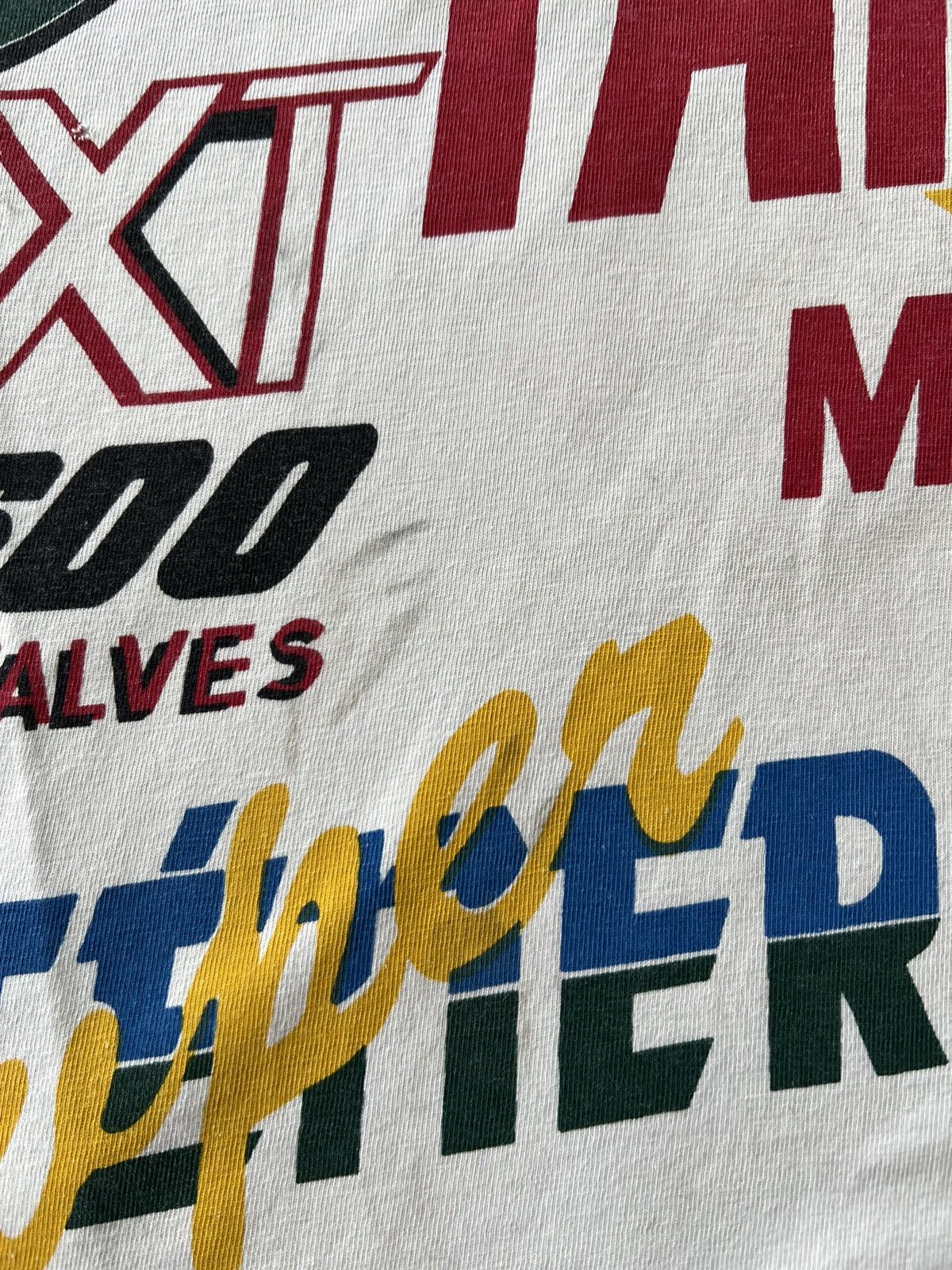 Vintage Vintage 90s Yamaha Moto Racing Promo White Tee Size US L / EU 52-54 / 3 - 5 Thumbnail