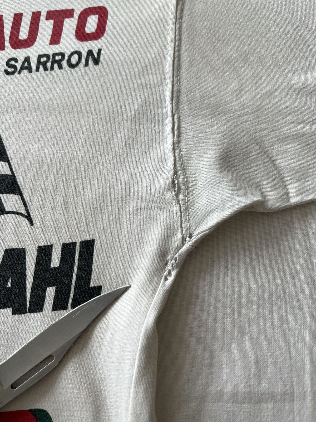 Vintage Vintage 90s Yamaha Moto Racing Promo White Tee Size US L / EU 52-54 / 3 - 9 Thumbnail