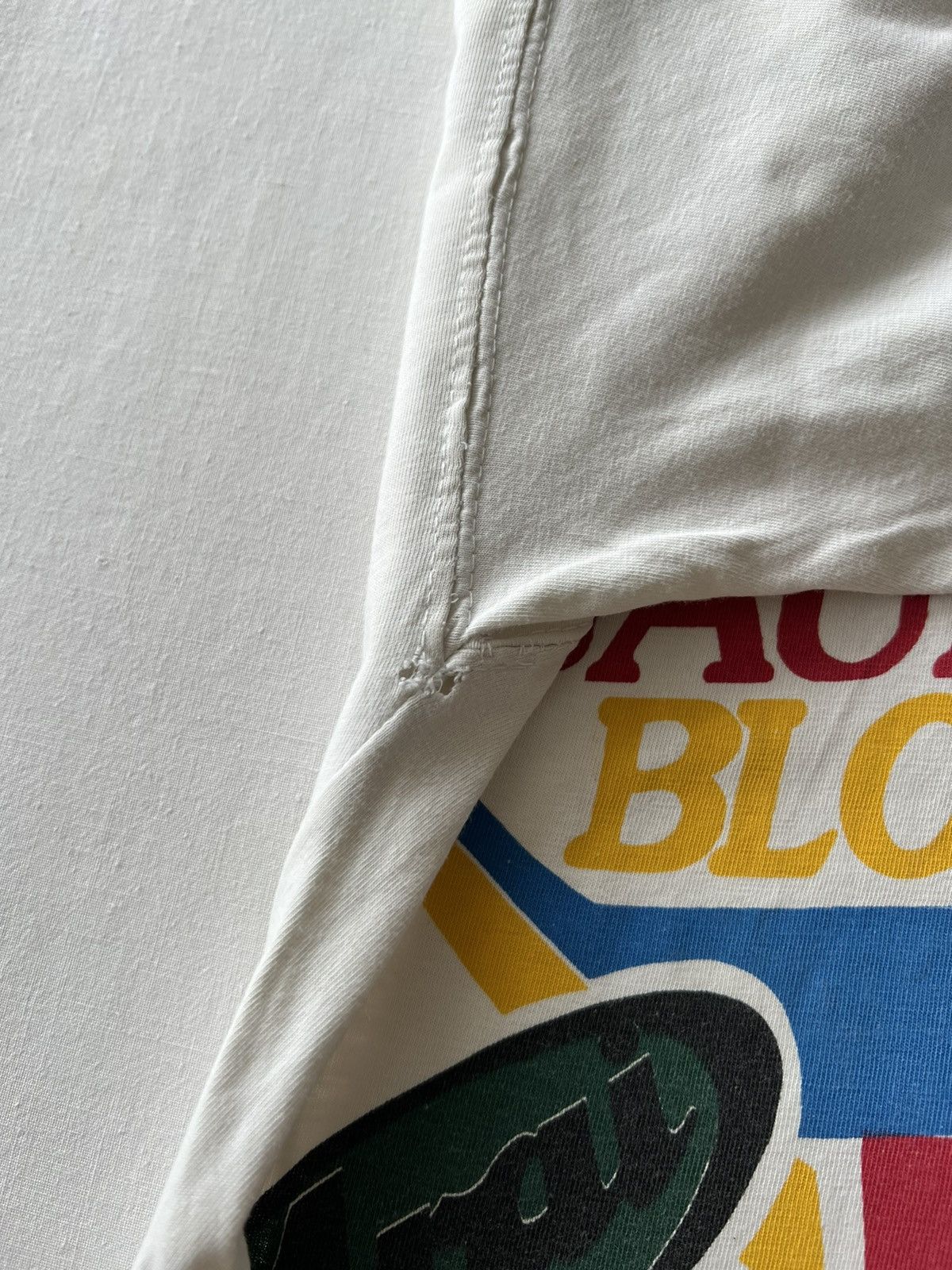 Vintage Vintage 90s Yamaha Moto Racing Promo White Tee Size US L / EU 52-54 / 3 - 14 Thumbnail