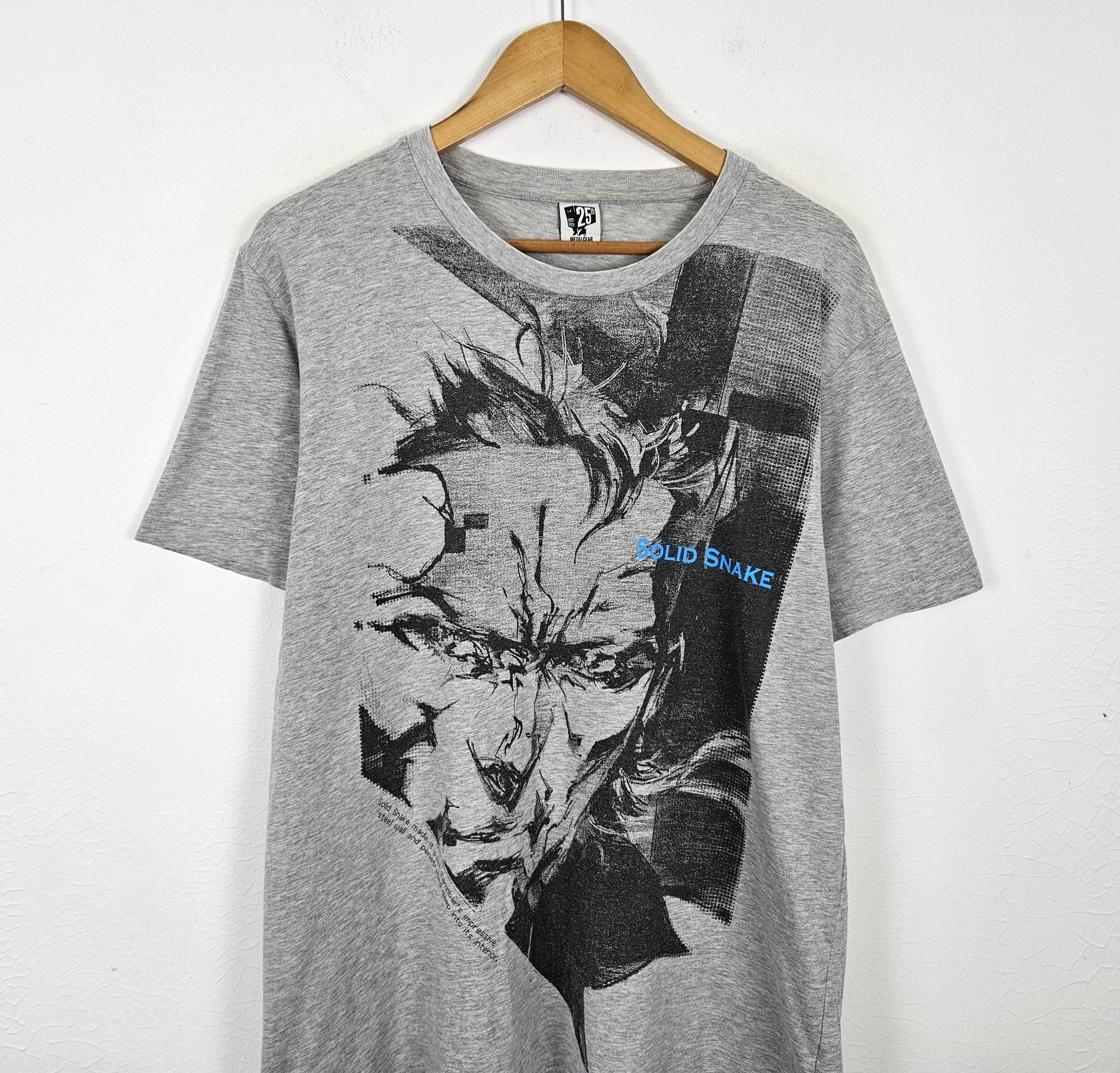 Playstation Metal Gear Solid 25th ANNVERSARY Solid Snake shirt Size US M / EU 48-50 / 2 - 2 Thumbnail