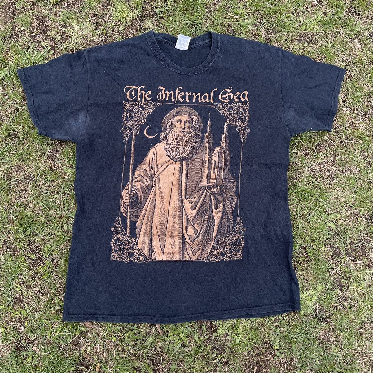 Vintage Vintage 90s The Infernal God Graphic Tee Dark Academia L Size US L / EU 52-54 / 3 - 2 Thumbnail