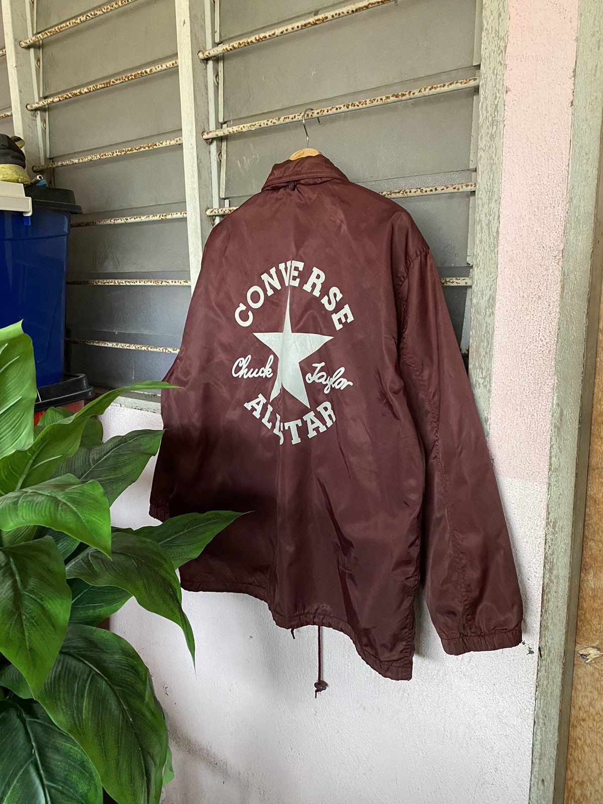 Converse Streetwear Vintage Steals Vintage Converse Big Logo Coach Jacket Grailed