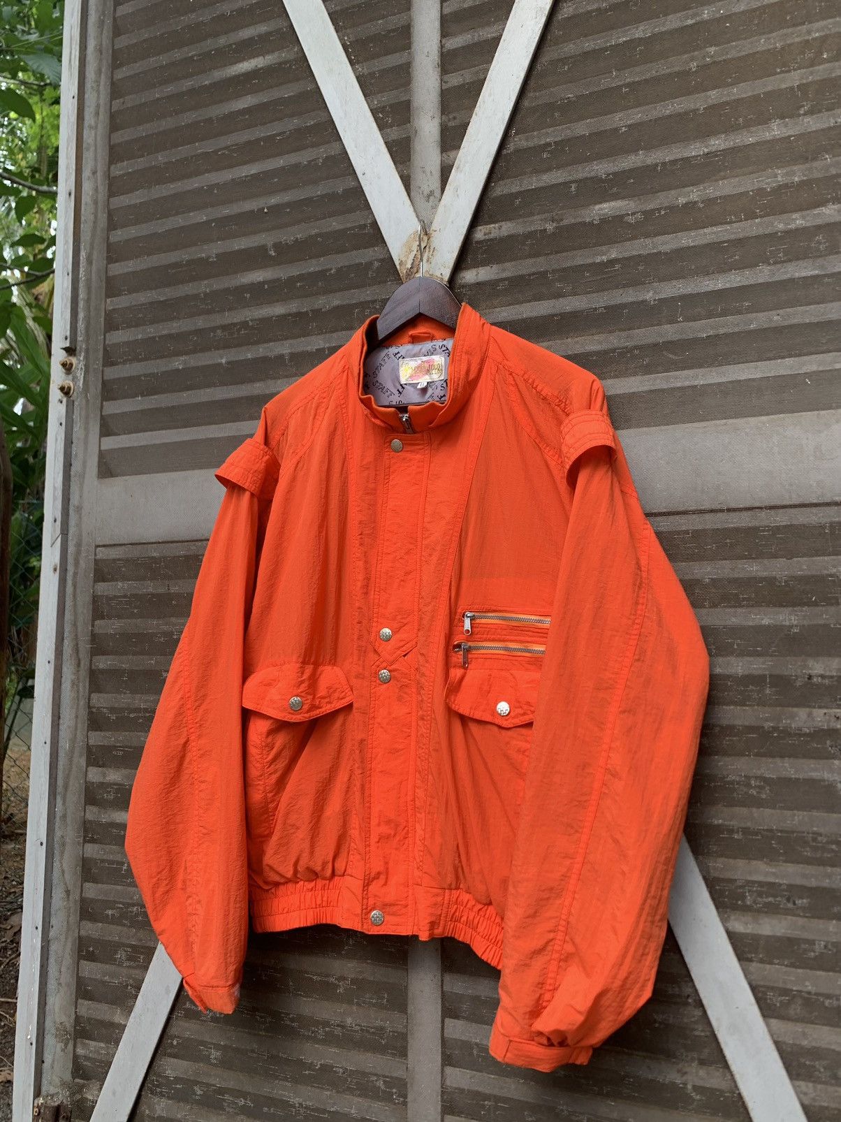 Japanese Brand 🪖Staff Jumper Parachute Oversized Bomber Jacket Size US XXL / EU 58 / 5 - 3 Thumbnail