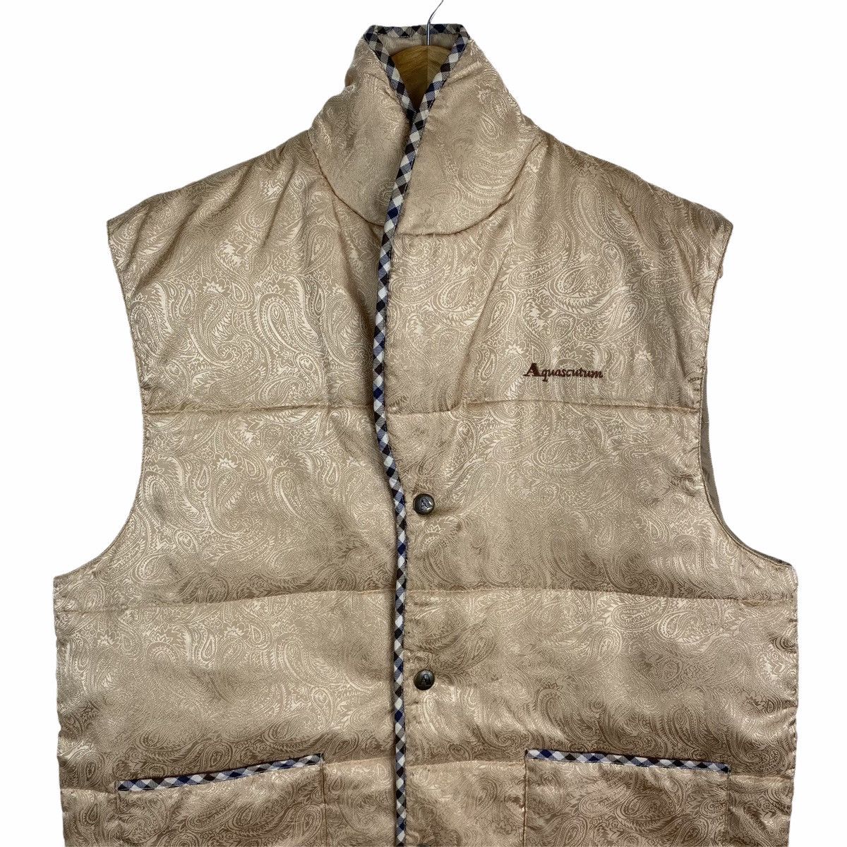 Aquascutum × Vintage Vintage AQUASCUTUM Small Logo Paisley Design Vest Jacket Size US L / EU 52-54 / 3 - 4 Thumbnail