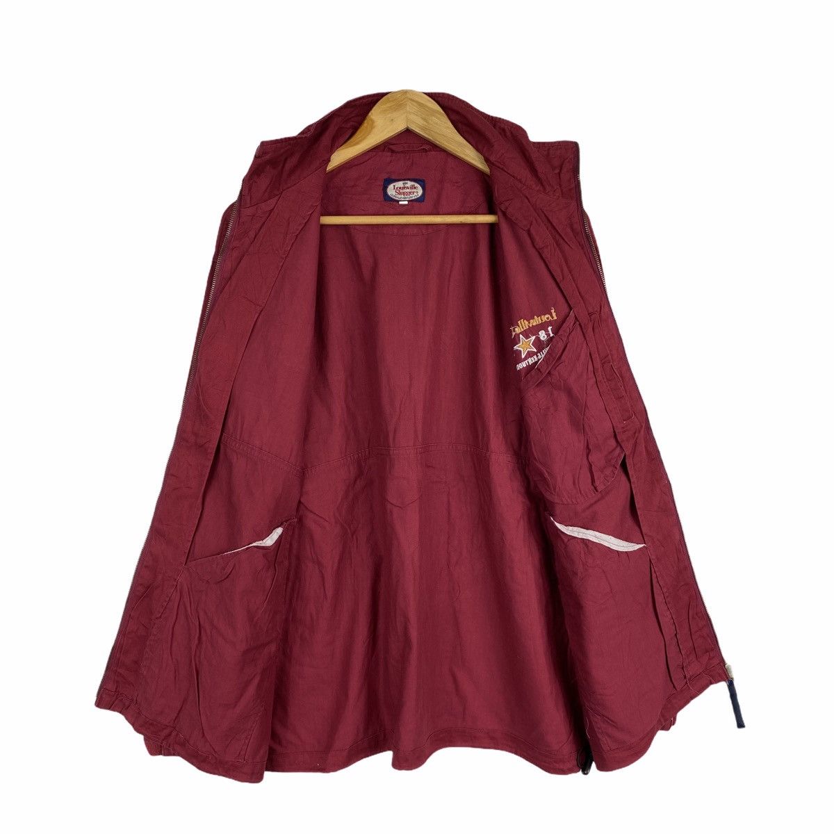 Louisville Slugger × Vintage Vintage LOUISVILLE SLUGGER Small Logo Cotton Light Jacket Size US L / EU 52-54 / 3 - 3 Thumbnail