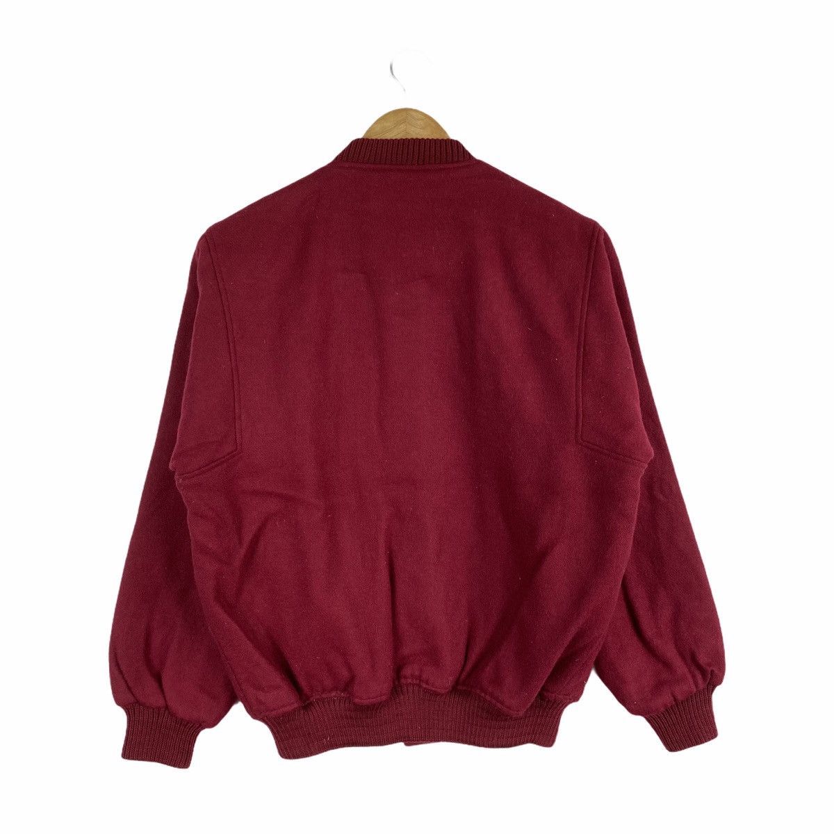 Vintage Vintage TROY BROS Japanese Small Logo Wool Varsity Jacket Size US S / EU 44-46 / 1 - 2 Thumbnail