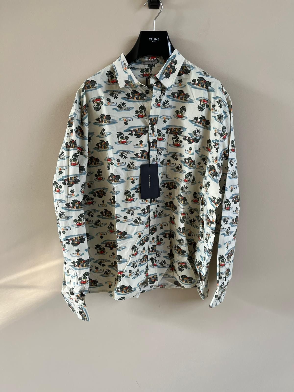 Bottega Veneta Button Up Shirt in Multicolor Size US L / EU 52-54 / 3 - 2 Thumbnail