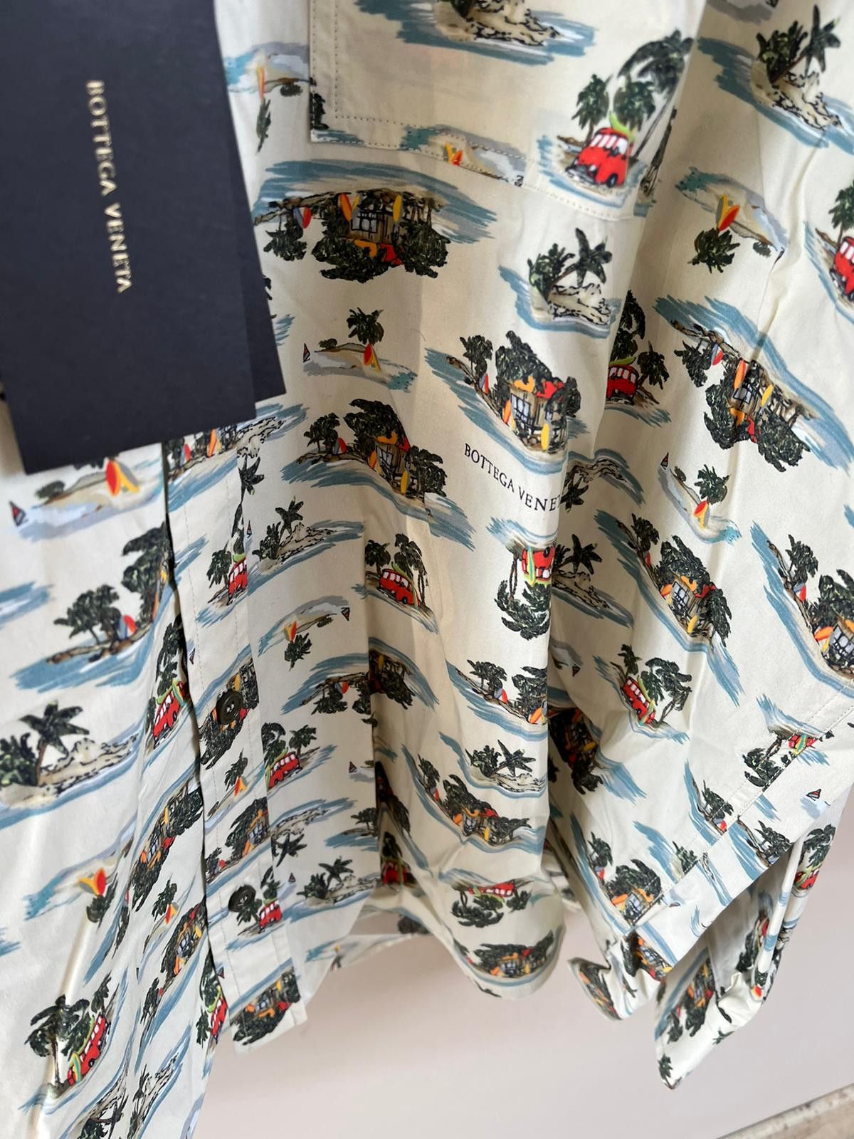 Bottega Veneta Button Up Shirt in Multicolor Size US L / EU 52-54 / 3 - 4 Thumbnail