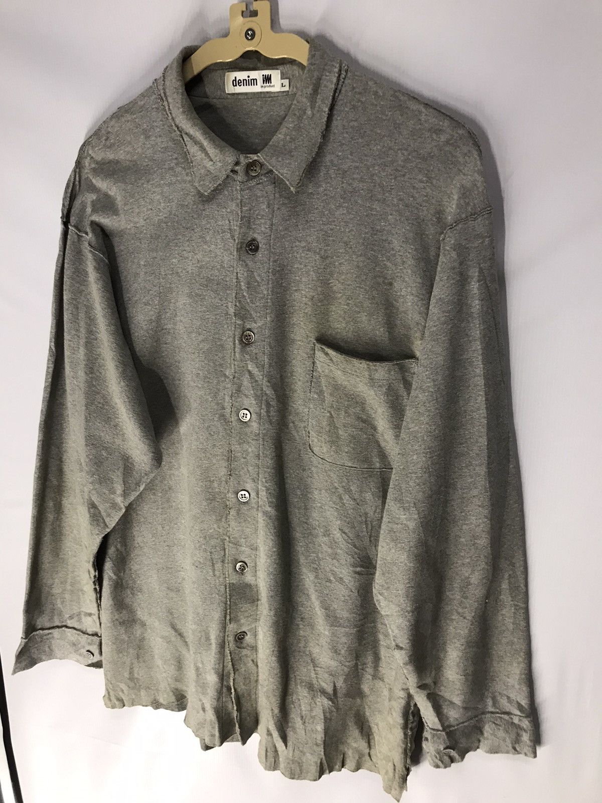 Designer × Issey Miyake × Japanese Brand 🔥BEST OFFER 🔥Denim issey miyake button up shirt Size US L / EU 52-54 / 3 - 10 Thumbnail
