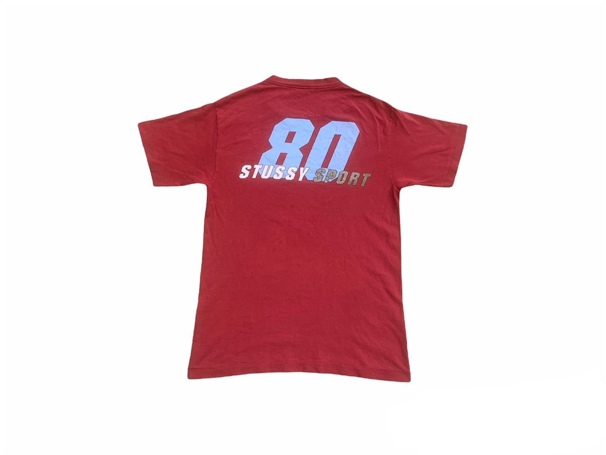vintage stussy sports 80 single stitch tees