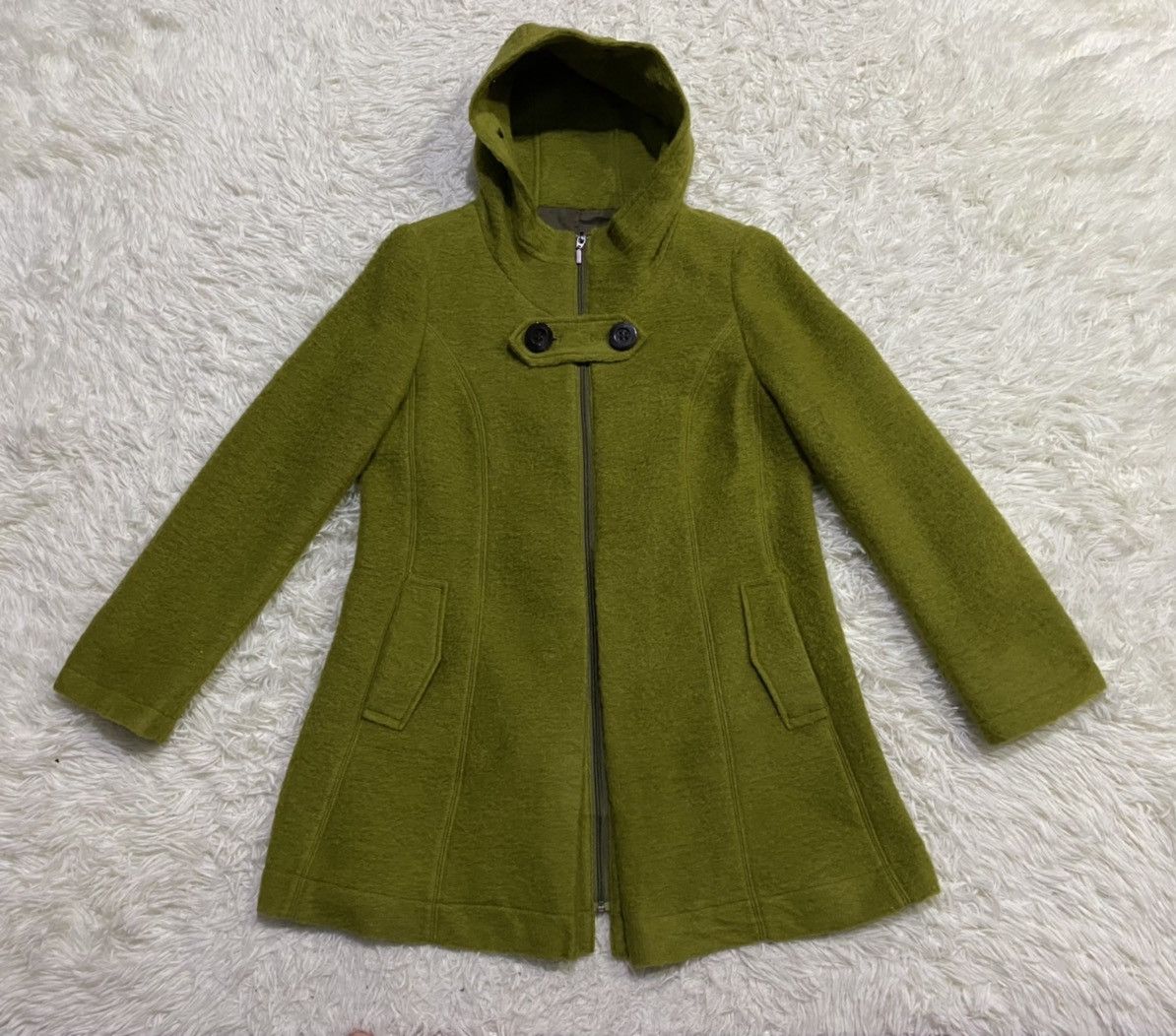 Japanese Brand Noa-ge Sophisticated Mohair Hoodies Jacket Size M / US 6-8 / IT 42-44 - 2 Thumbnail