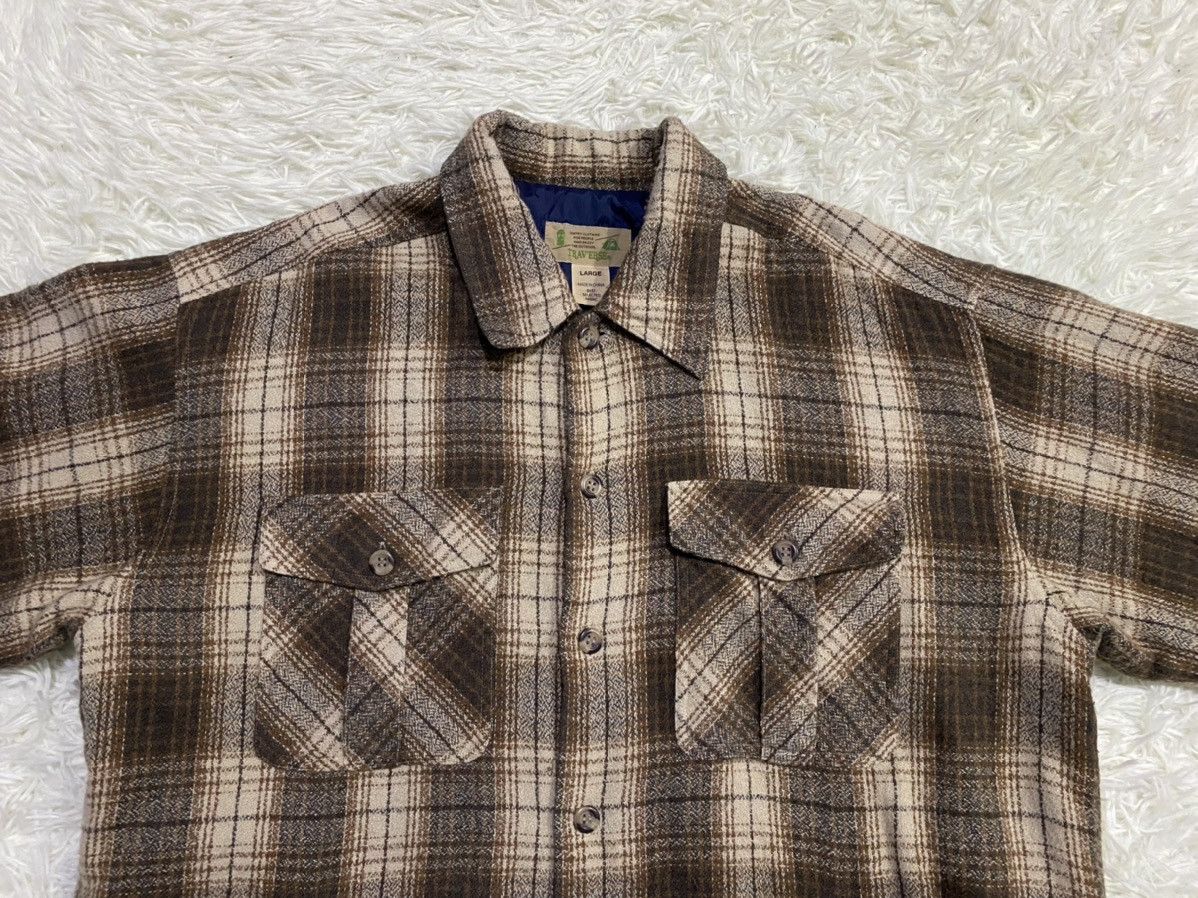 Flannel Trav'ers AW-1 Checked Wool Blend Quilted Flannel Size US L / EU 52-54 / 3 - 2 Thumbnail