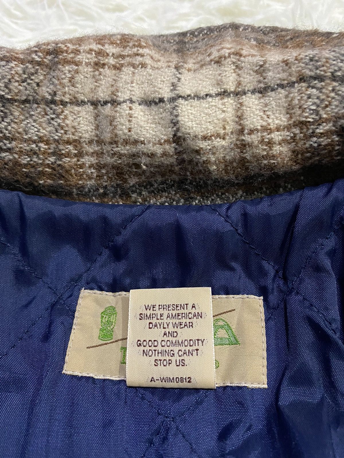 Flannel Trav'ers AW-1 Checked Wool Blend Quilted Flannel Size US L / EU 52-54 / 3 - 10 Thumbnail