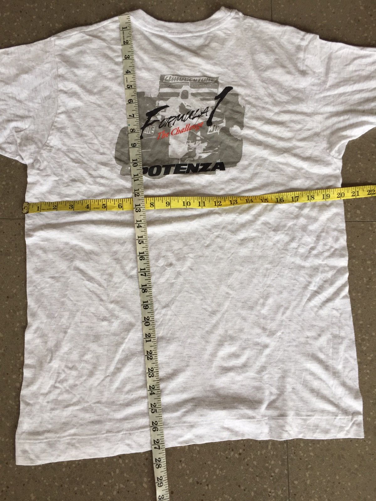 Sports Specialties Vintage 90s formula one racing potenza tshirt single stitch Size US M / EU 48-50 / 2 - 4 Thumbnail