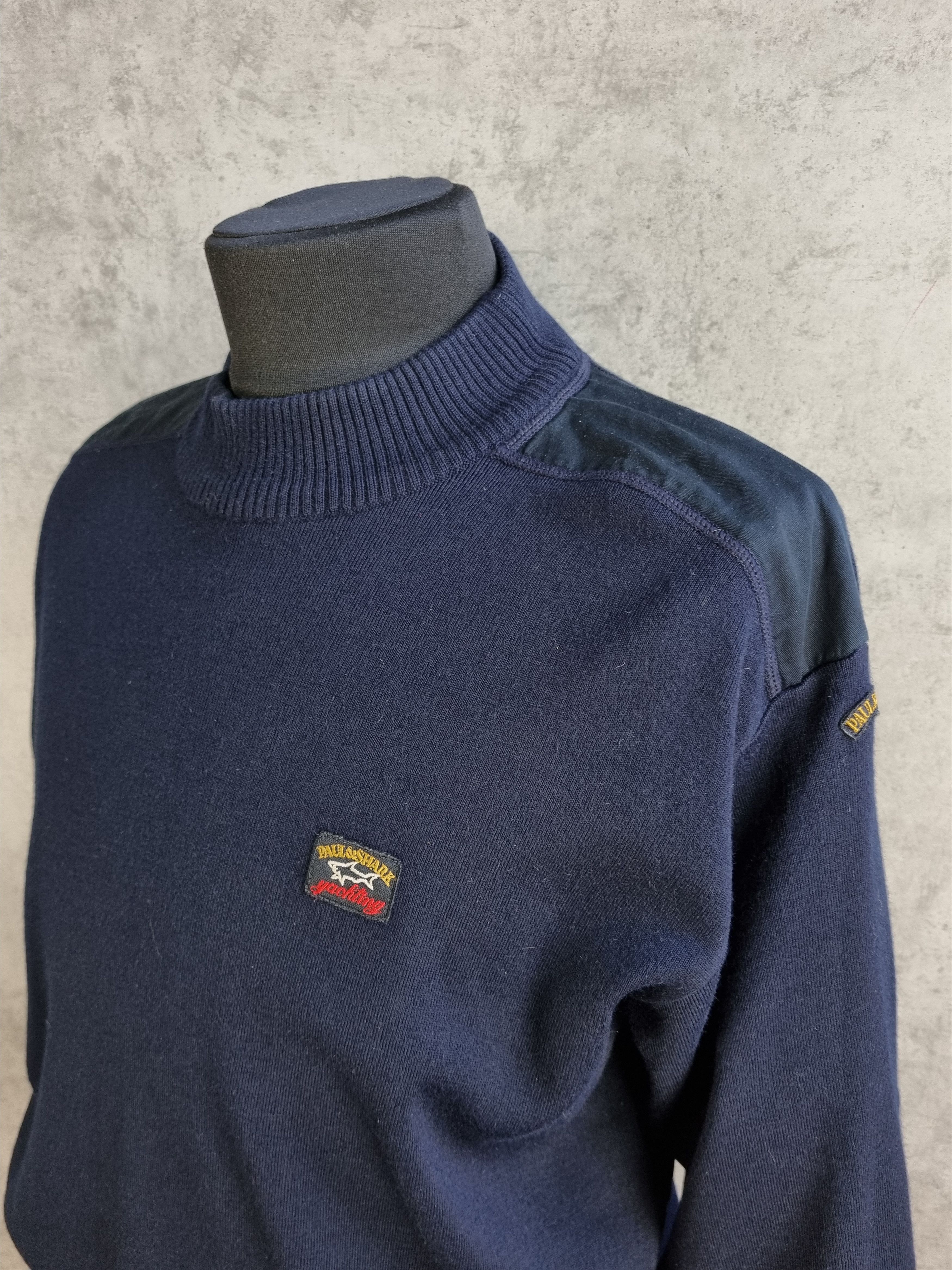 Paul & Shark Paul and Shark Rare Military Wool Italian Sweater Size US M / EU 48-50 / 2 - 2 Thumbnail