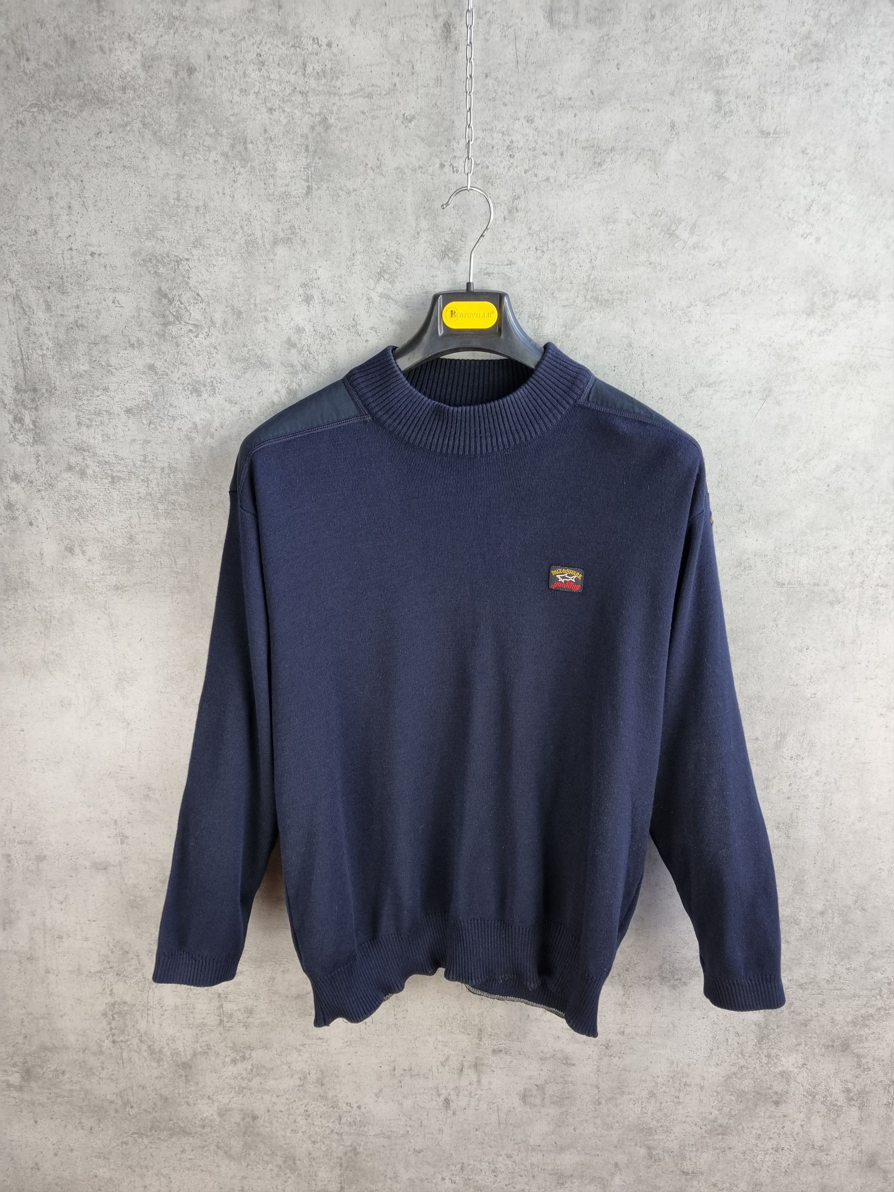 Paul & Shark Paul and Shark Rare Military Wool Italian Sweater Size US M / EU 48-50 / 2 - 1 Thumbnail