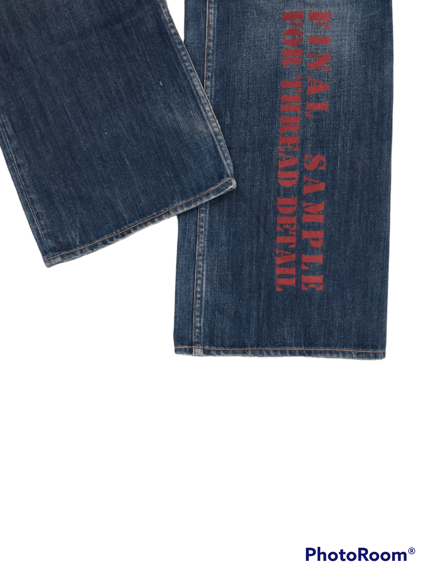 Japanese Brand SICK RIPED BAGGY SACRED DENIM PANTS Size US 32 / EU 48 - 7 Thumbnail