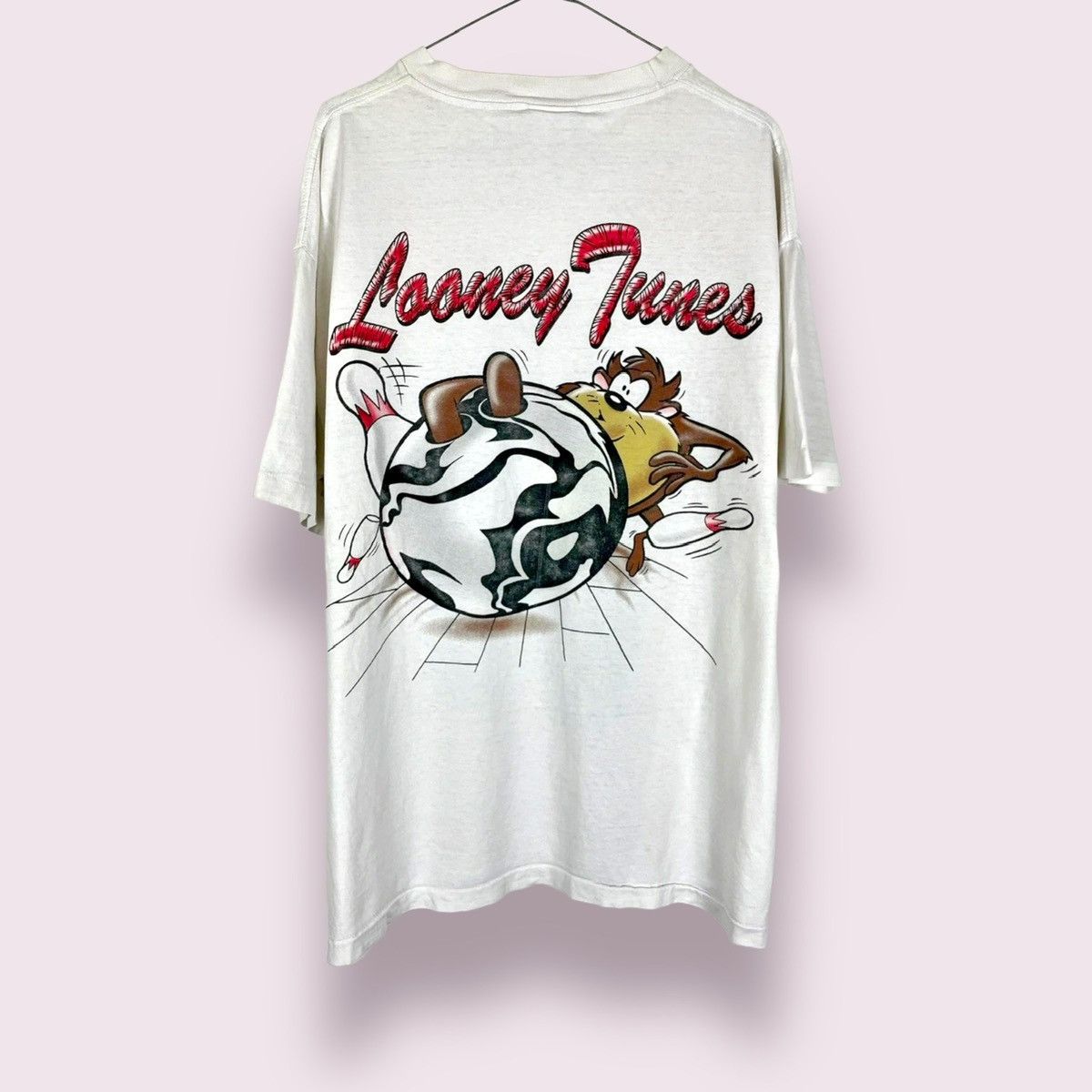 Disney 1996 Vintage Taz Looney Tunes Full Print Graphic T-shirt Size US XL / EU 56 / 4 - 1 Thumbnail
