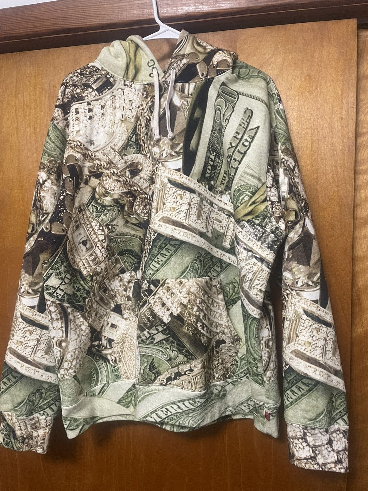 Money bling hoodie