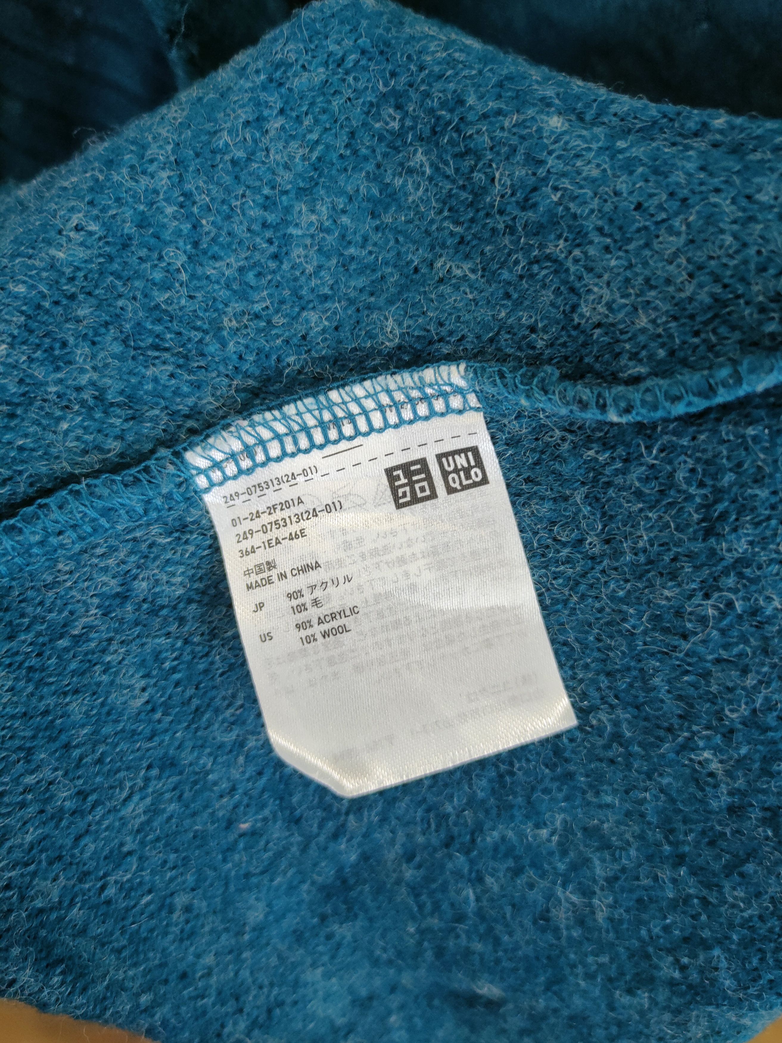 Japanese Brand Uniqlo blue vintage cardigan knitwear #6168 Size M / US 6-8 / IT 42-44 - 5 Thumbnail