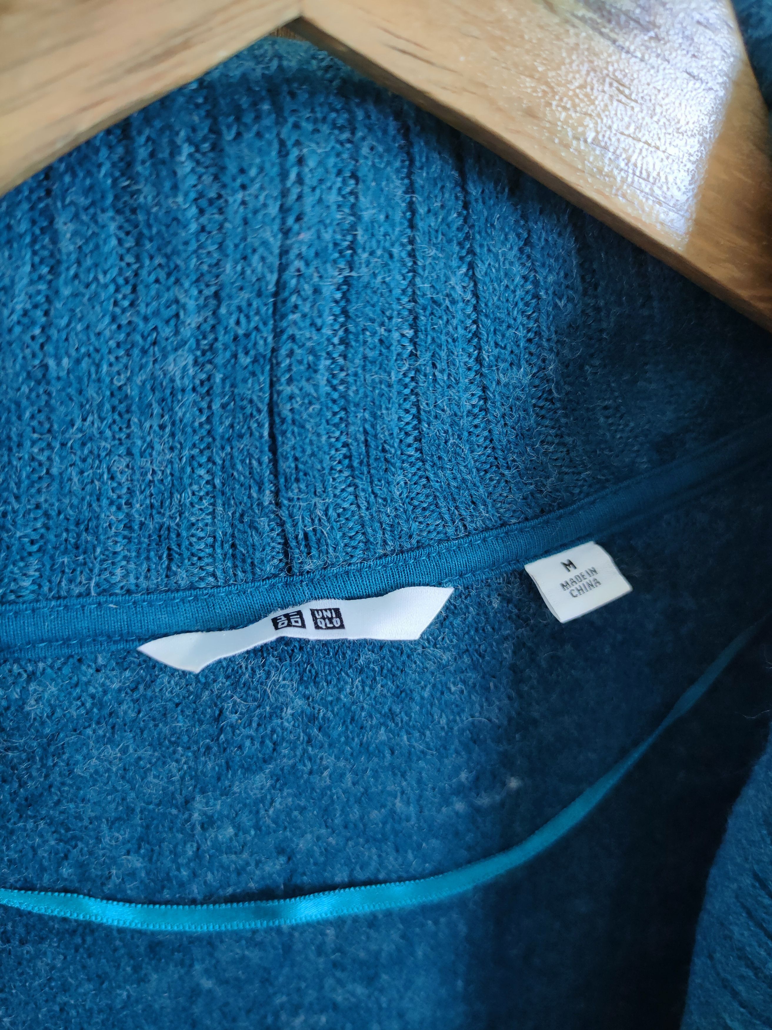 Japanese Brand Uniqlo blue vintage cardigan knitwear #6168 Size M / US 6-8 / IT 42-44 - 4 Thumbnail